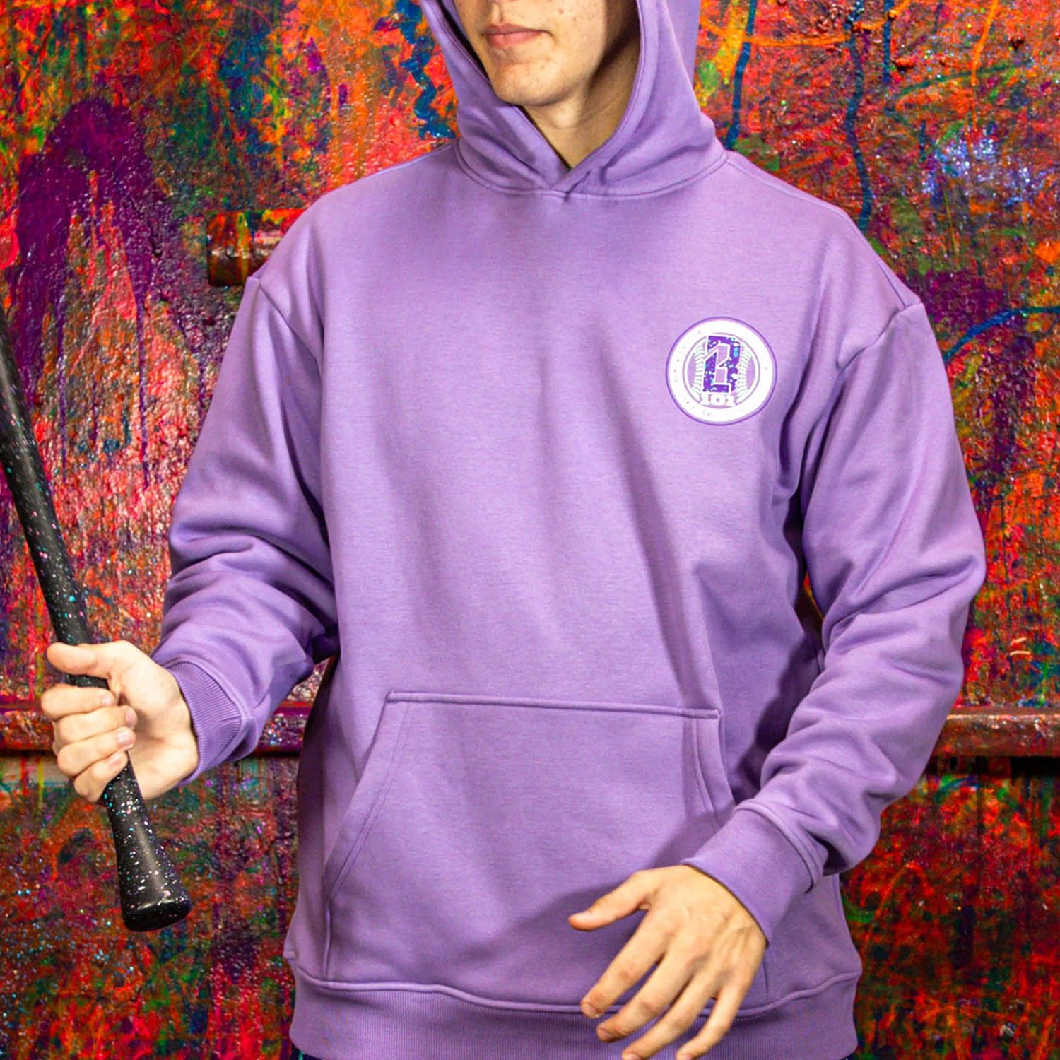 Baseball Lifestyle 101 Boys' Splatter Hoodie product image