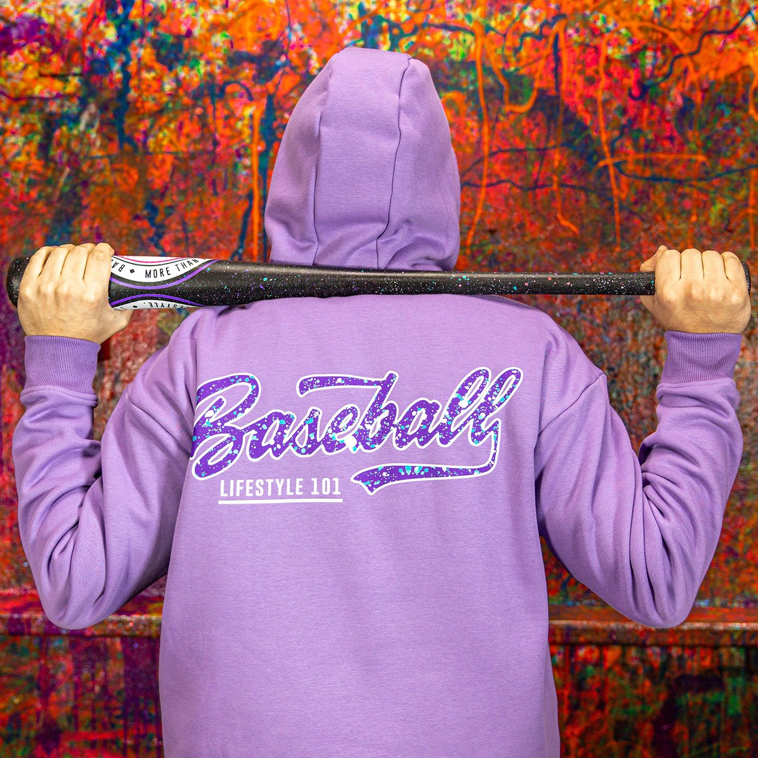 Baseball Lifestyle 101 Boys' Splatter Hoodie product image