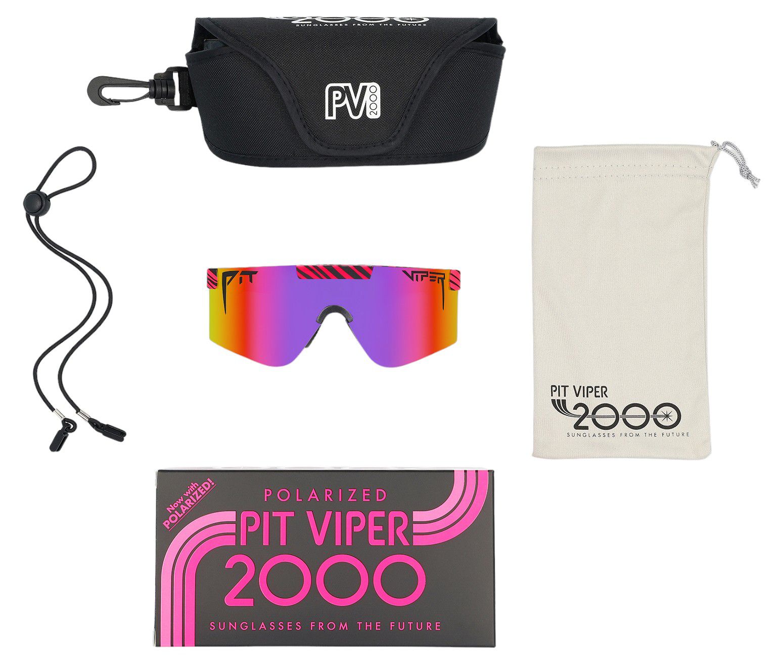 Pit Viper Unisex 2000s Polarized Sunglasses product image