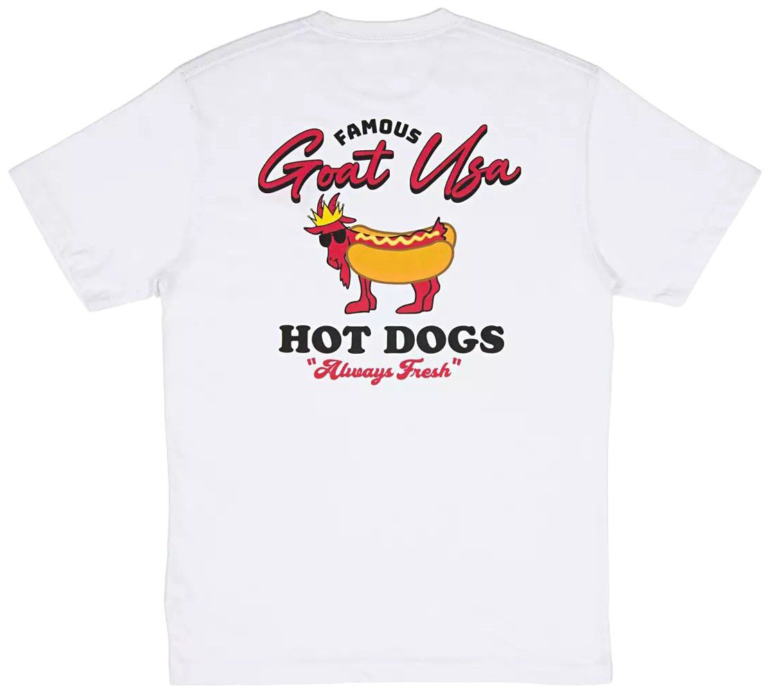 GOAT USA Adult Hot Dog Short Sleeve T-Shirt product image