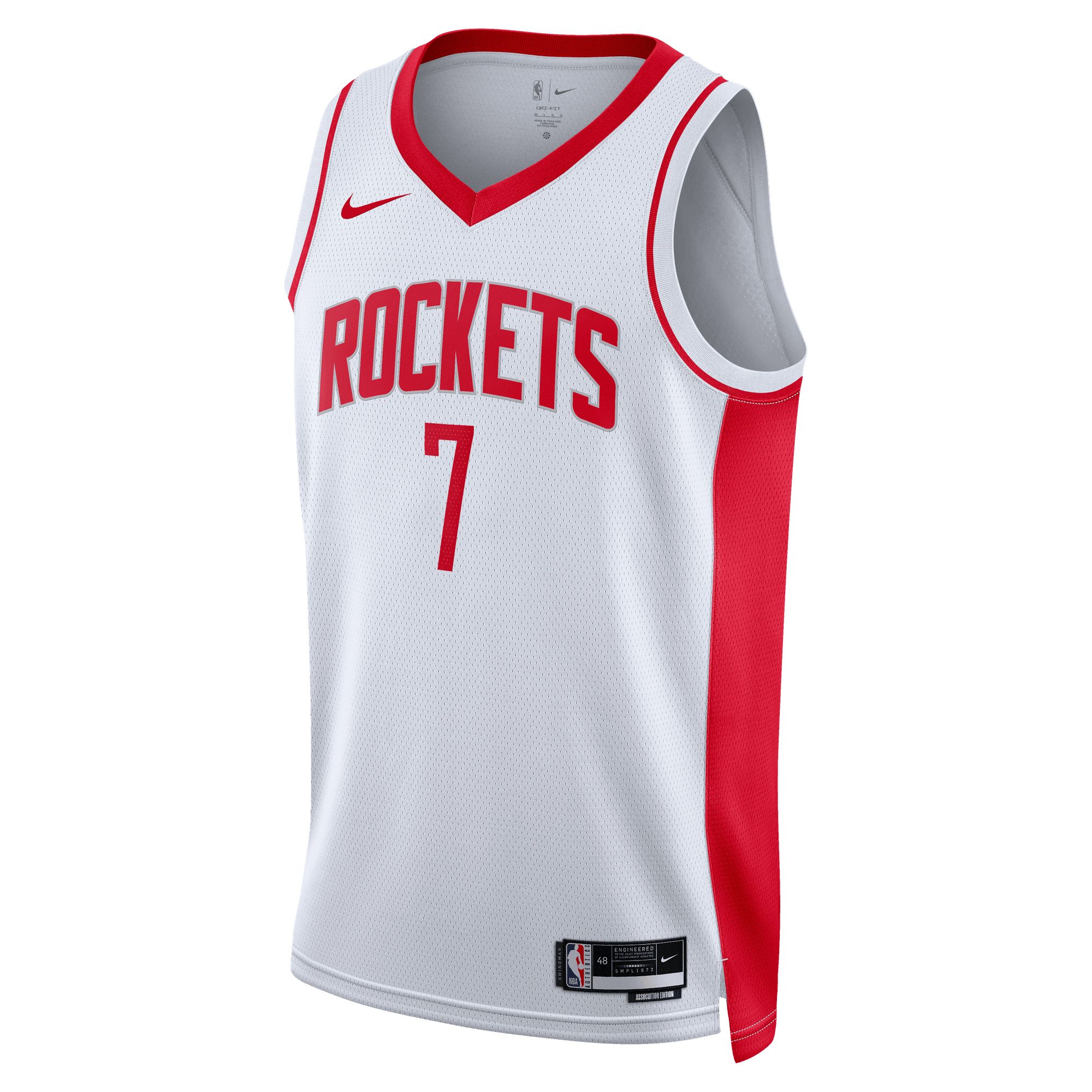 Nike Adult Houston Rockets Kevin Durant #7 Swingman Association Jersey product image