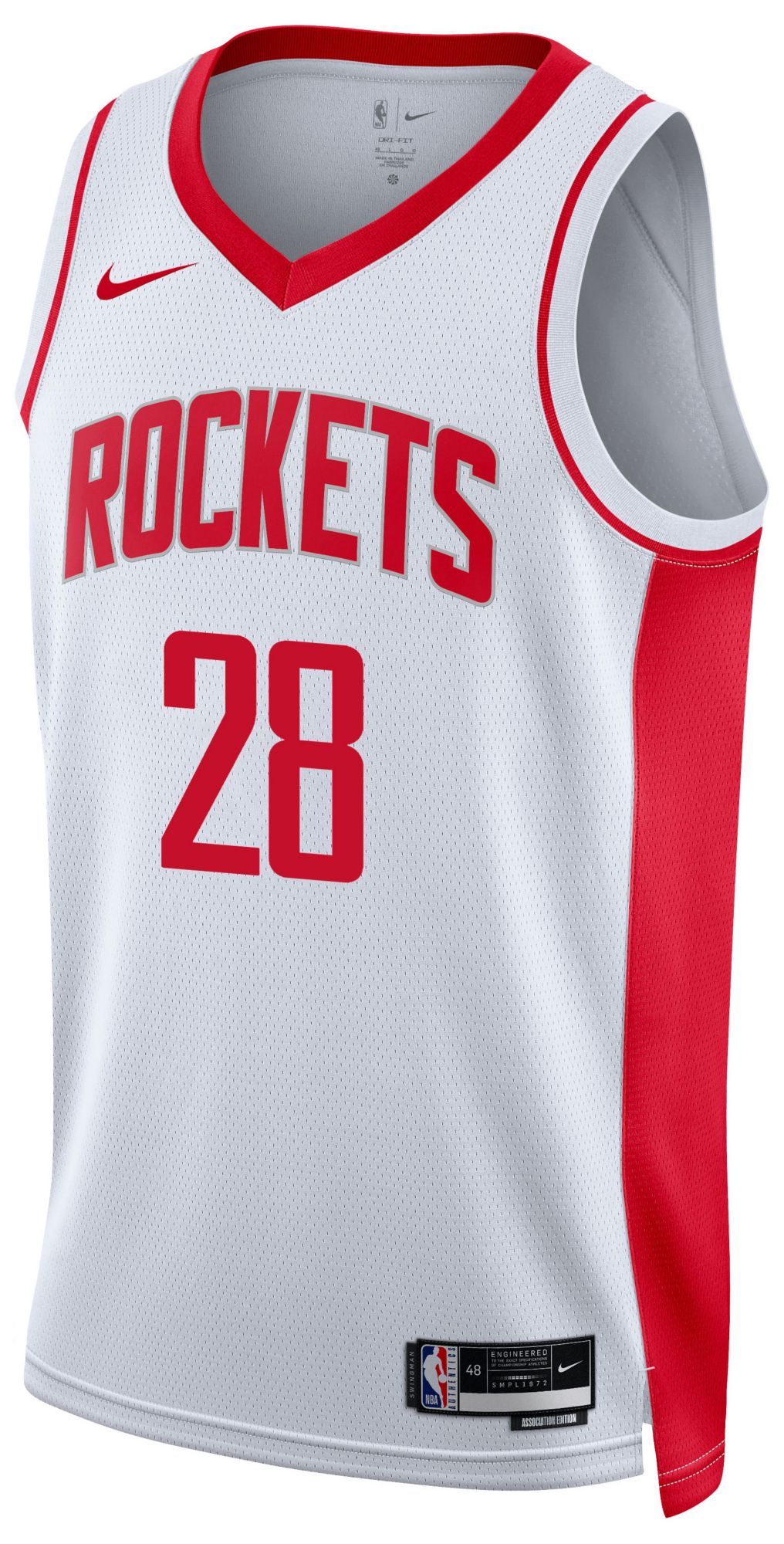 Nike Adult Houston Rockets Alperen Sengun #28 White Swingman Association Jersey product image