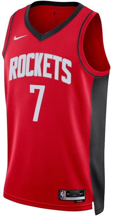 Nike Adult Houston Rockets Kevin Durant #7 Red Swingman Icon Jersey product image