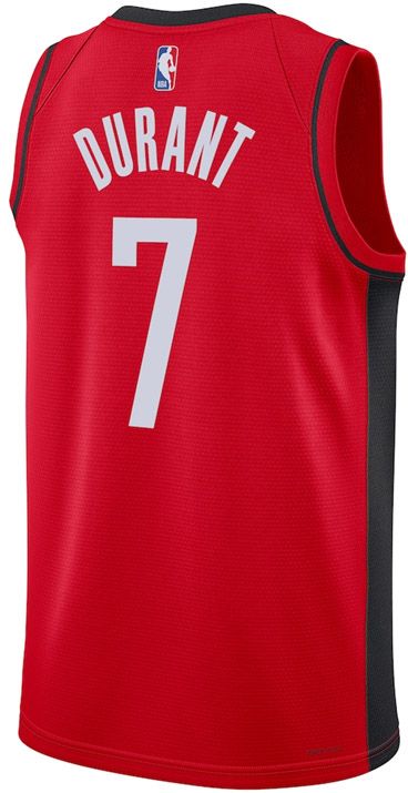 Nike Adult Houston Rockets Kevin Durant #7 Red Swingman Icon Jersey product image