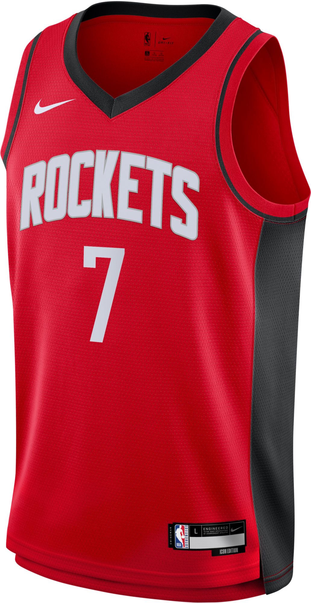 Nike Youth Houston Rockets Kevin Durant #7 Red Swingman Icon Jersey product image