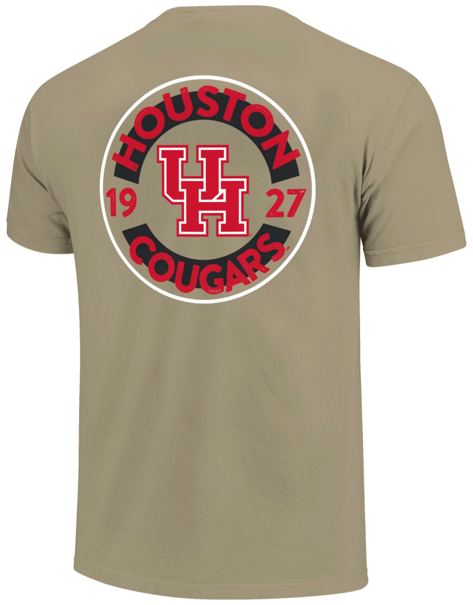 Image One Men's Houston Cougars Khaki Mascot T-Shirt product image