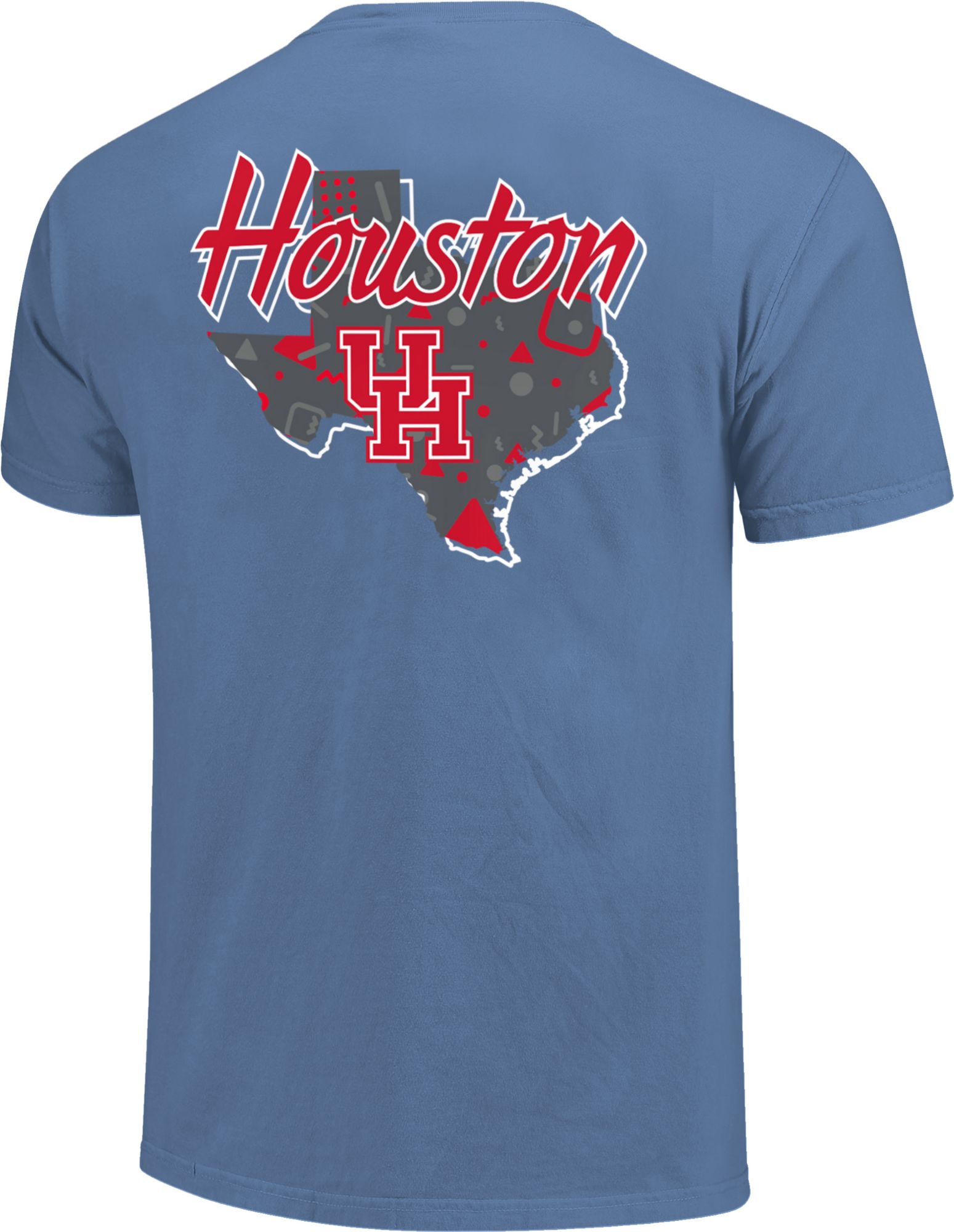 Image One Men's Houston Cougars Houston Blue Retro T-Shirt product image