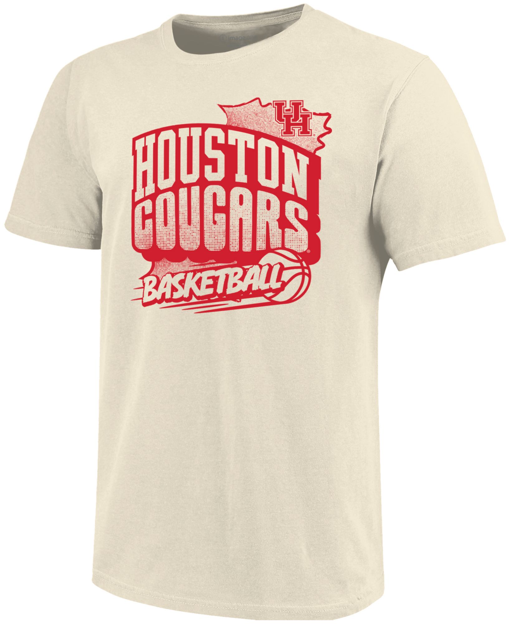 Image One Youth Houston Cougars Natural Action Comics Basket T-Shirt product image