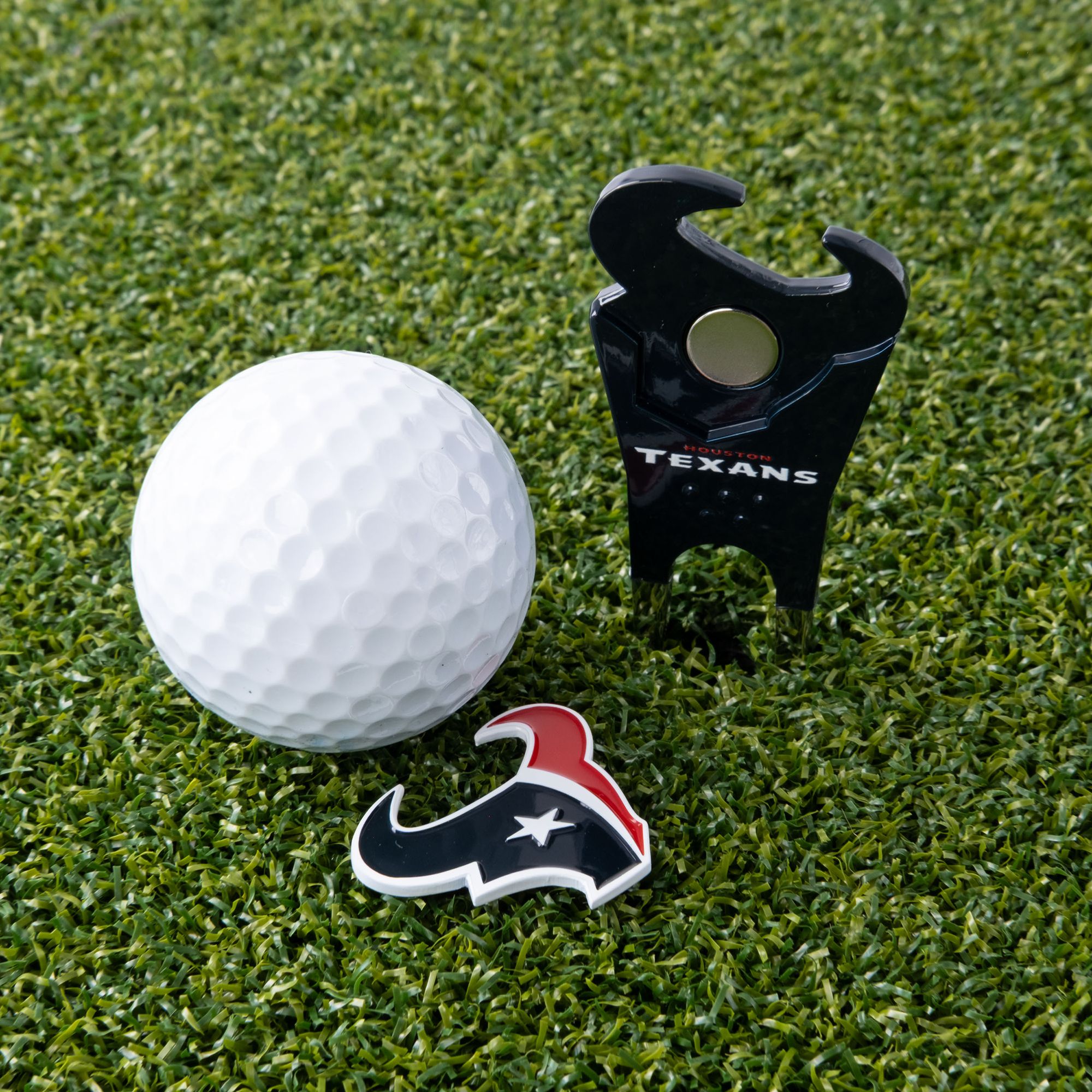 CMC Design Houston Texans Divot Tool with Custom Shaped Removable Marker product image