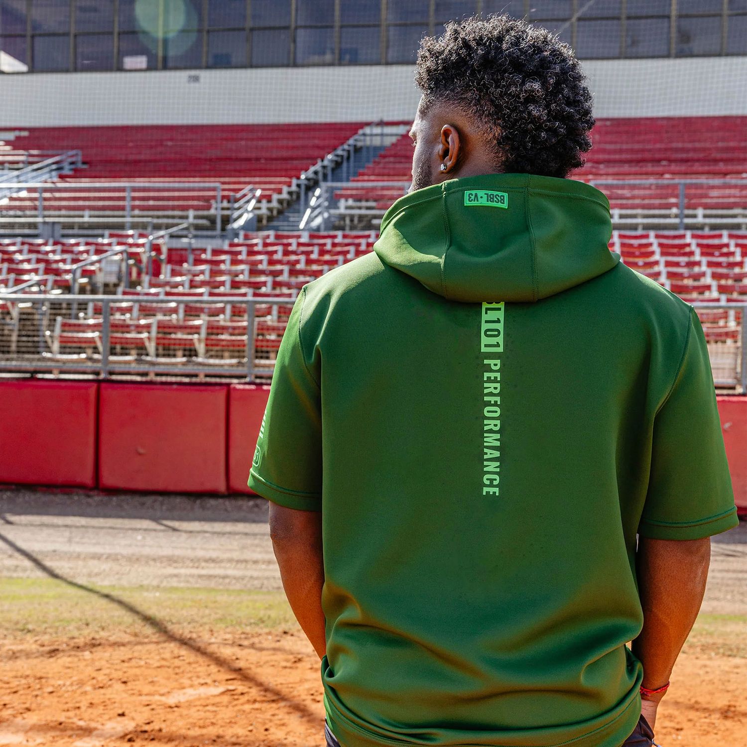 Baseball Lifestyle 101 Men's BSBL-SZN V3 Short Sleeve Hoodie product image