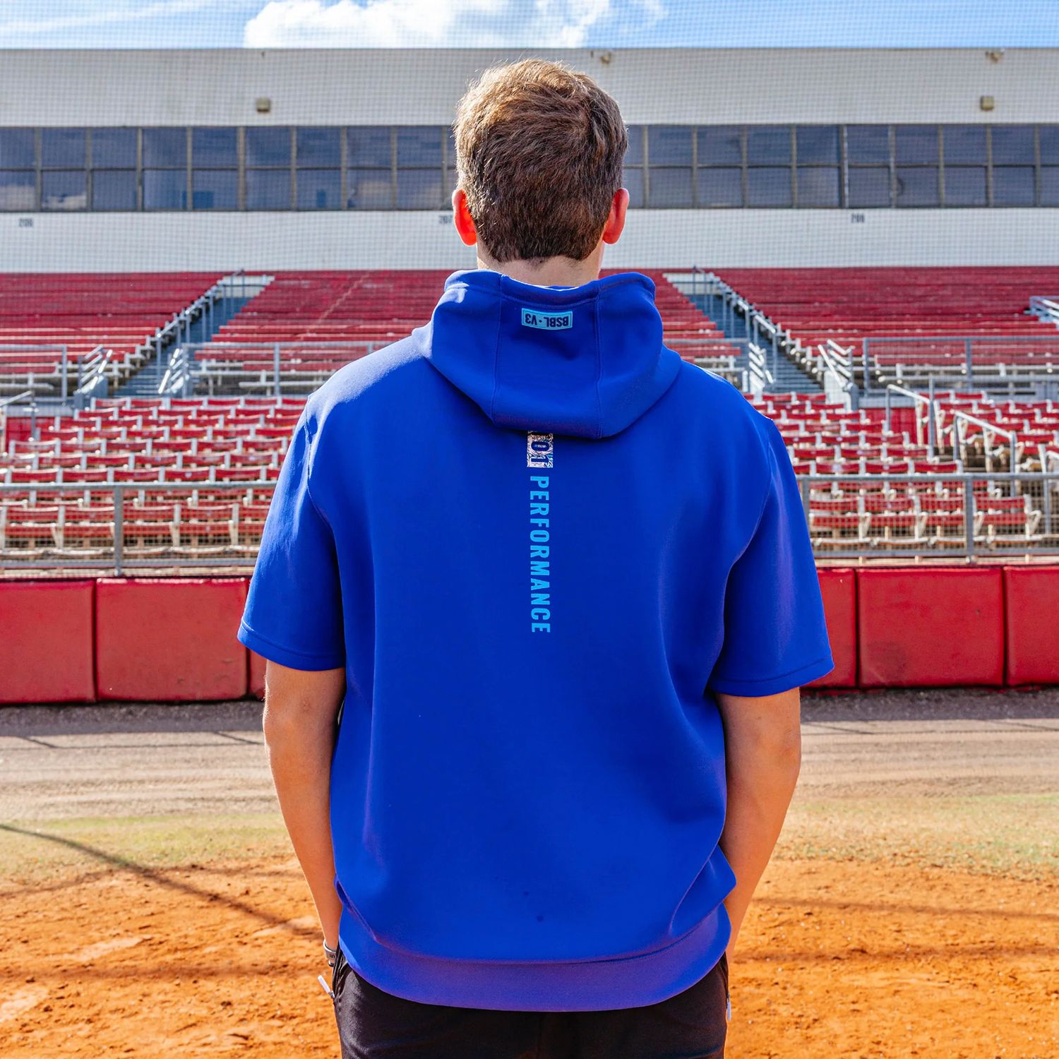 Baseball Lifestyle 101 Men's BSBL-SZN V3 Short Sleeve Hoodie product image