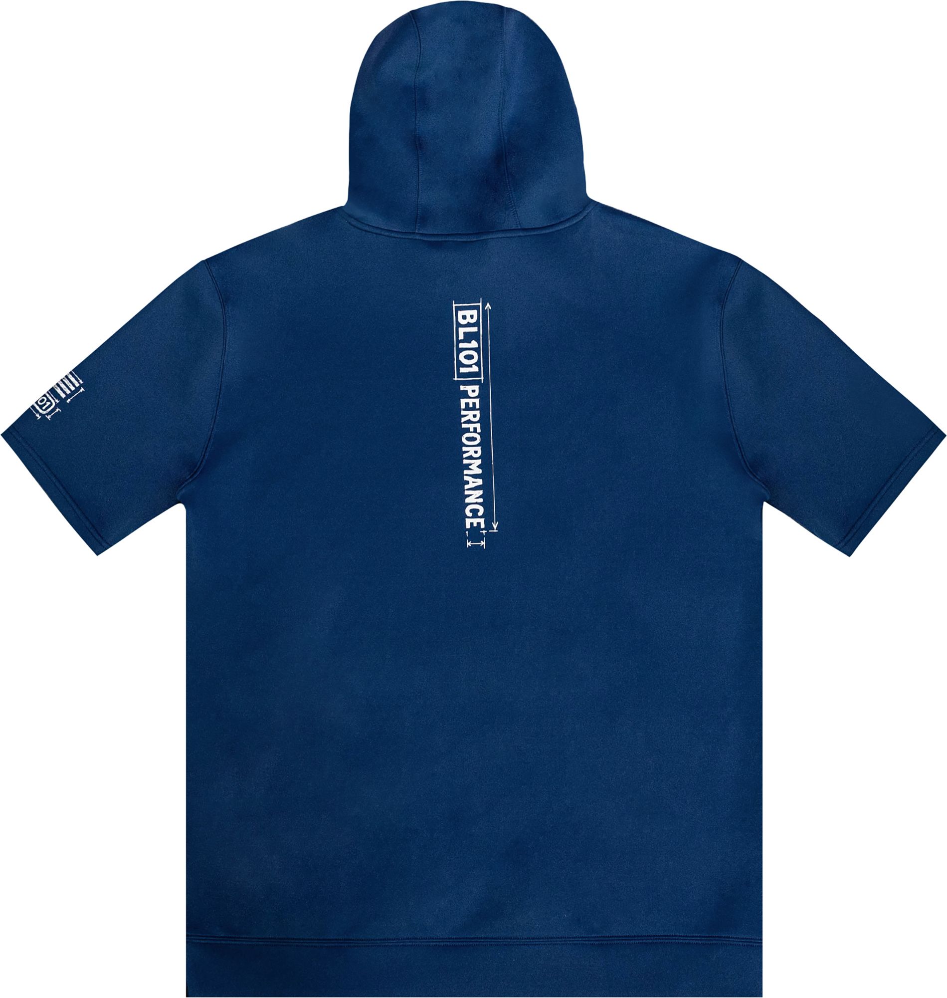 Baseball Lifestyle 101 Boys' BSBL-SZN Blueprint Short Sleeve Hoodie product image
