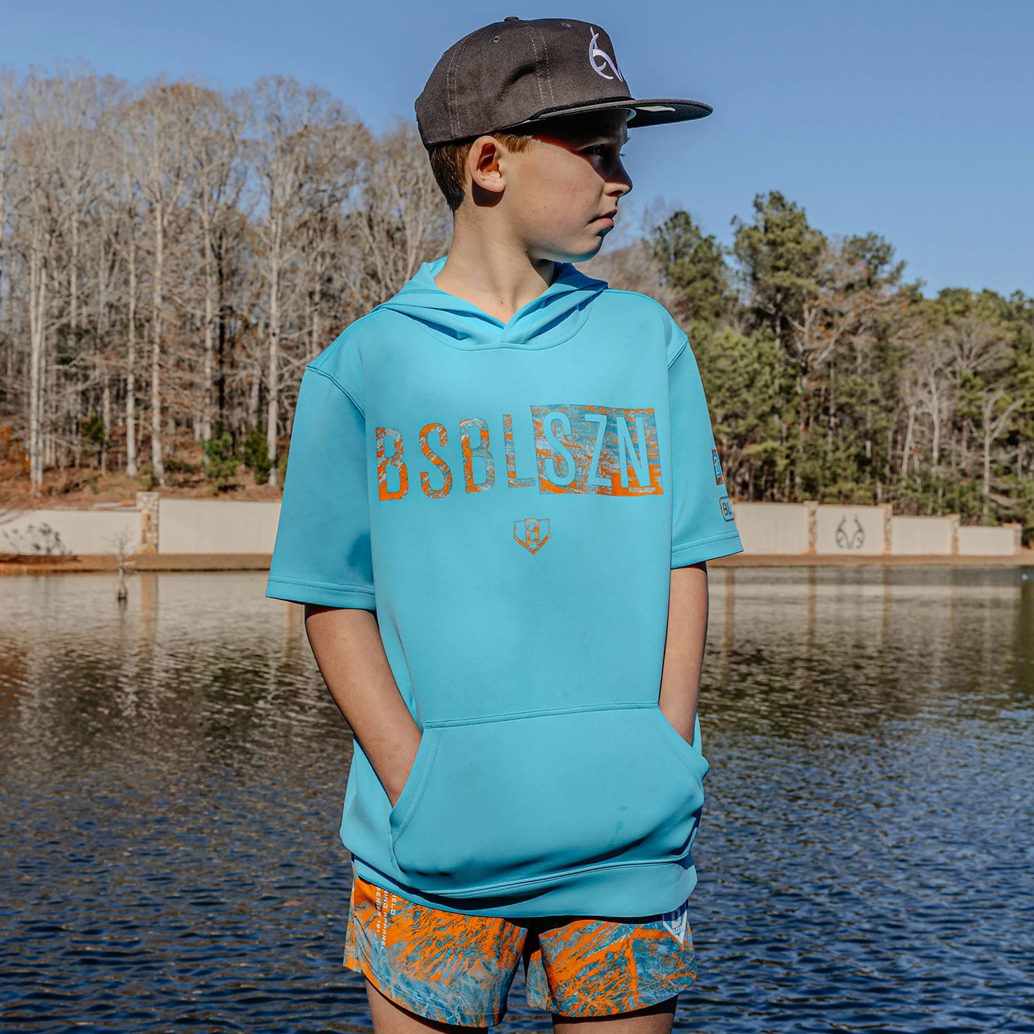 Baseball Lifestyle 101 Boys' Realtree BSBL-SZN V3 Short Sleeve Hoodie product image