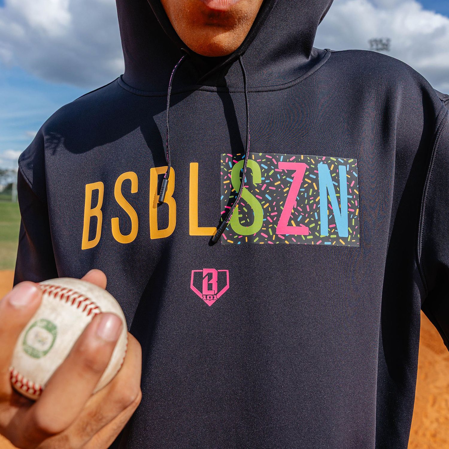 Baseball Lifestyle 101 Boys' BSBL-SZN V3 Short Sleeve Hoodie product image