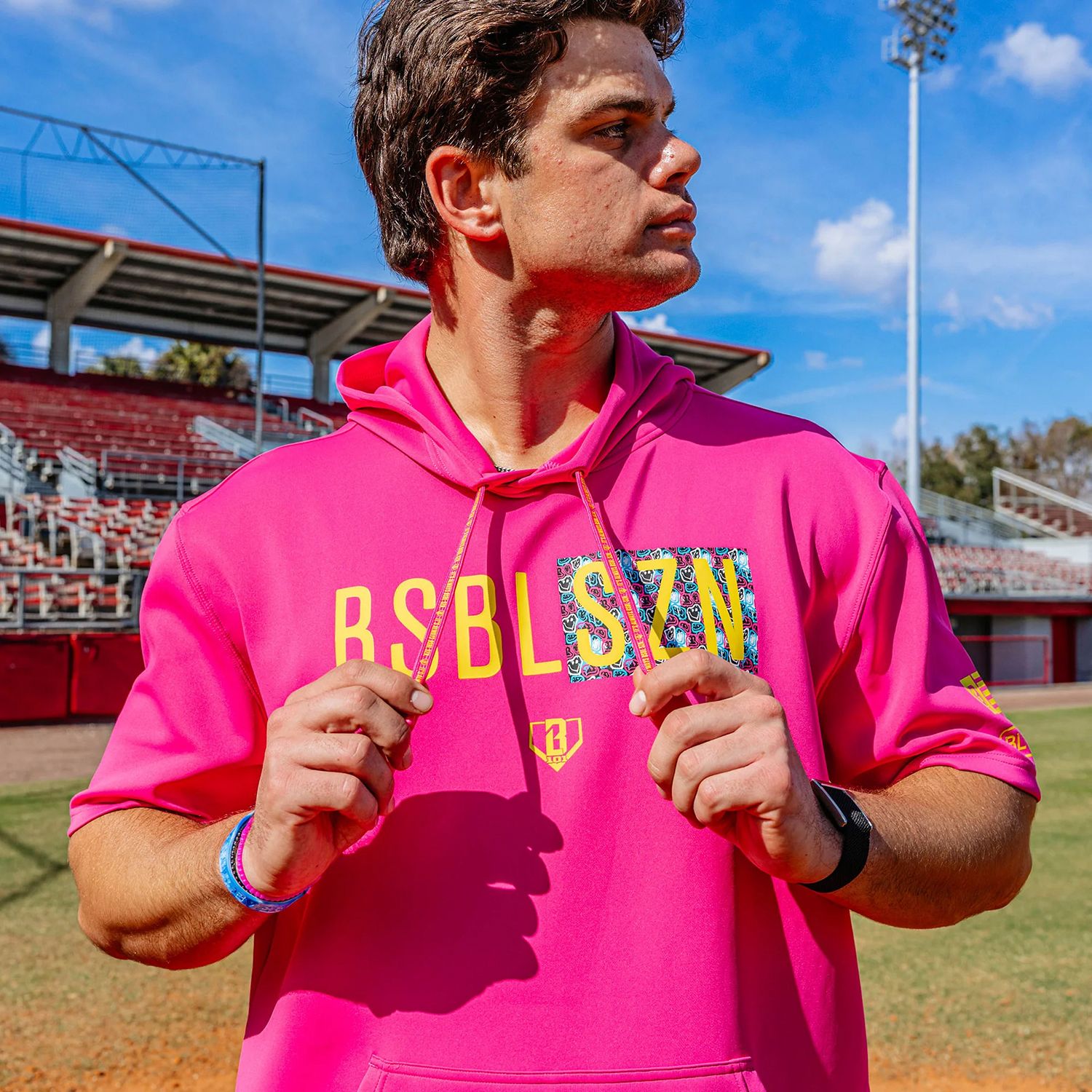 Baseball Lifestyle 101 Boys' BSBL-SZN V3 Short Sleeve Hoodie product image