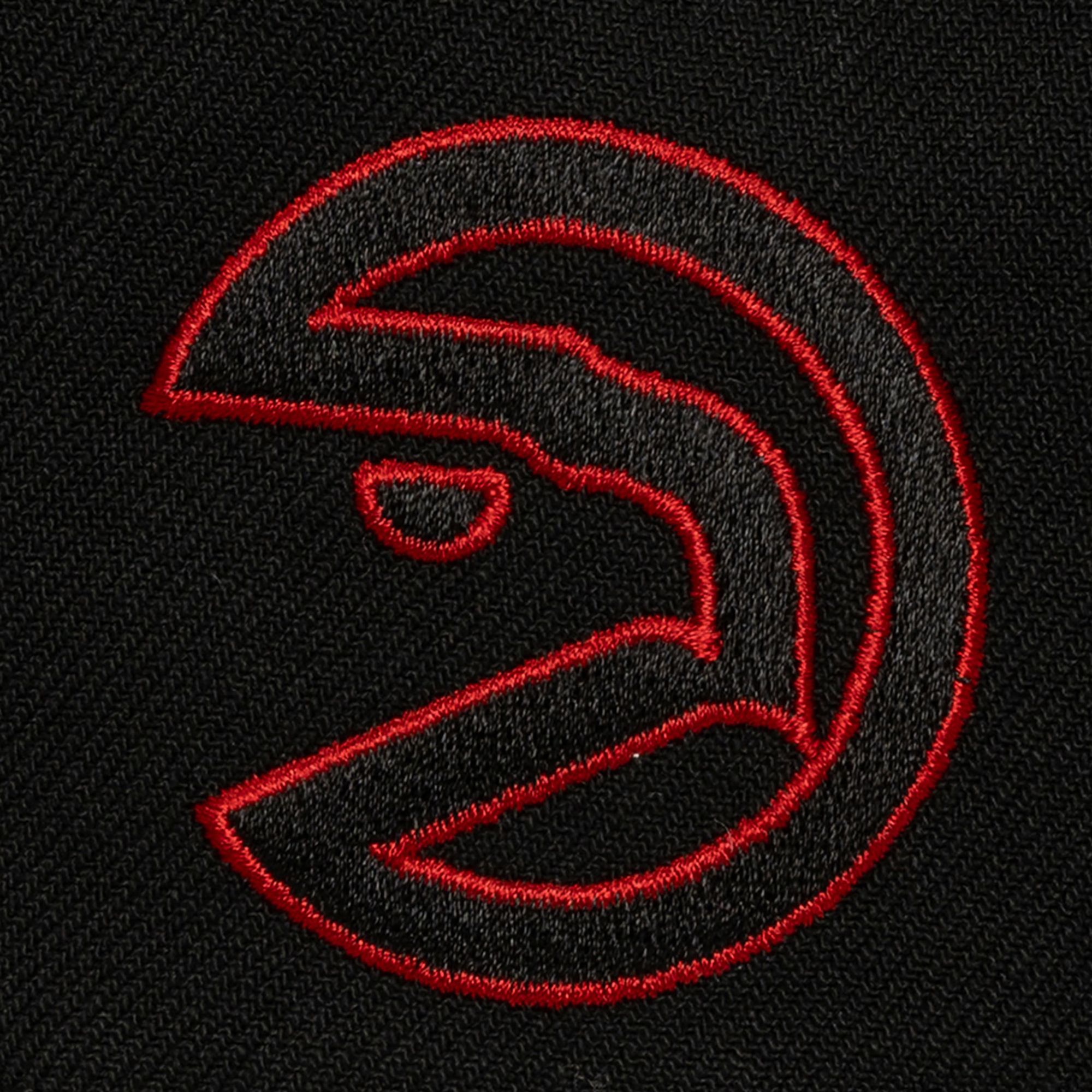 Mitchell & Ness Adult Atlanta Hawks Black Retro Class Act ProPinch Snapback Hat product image