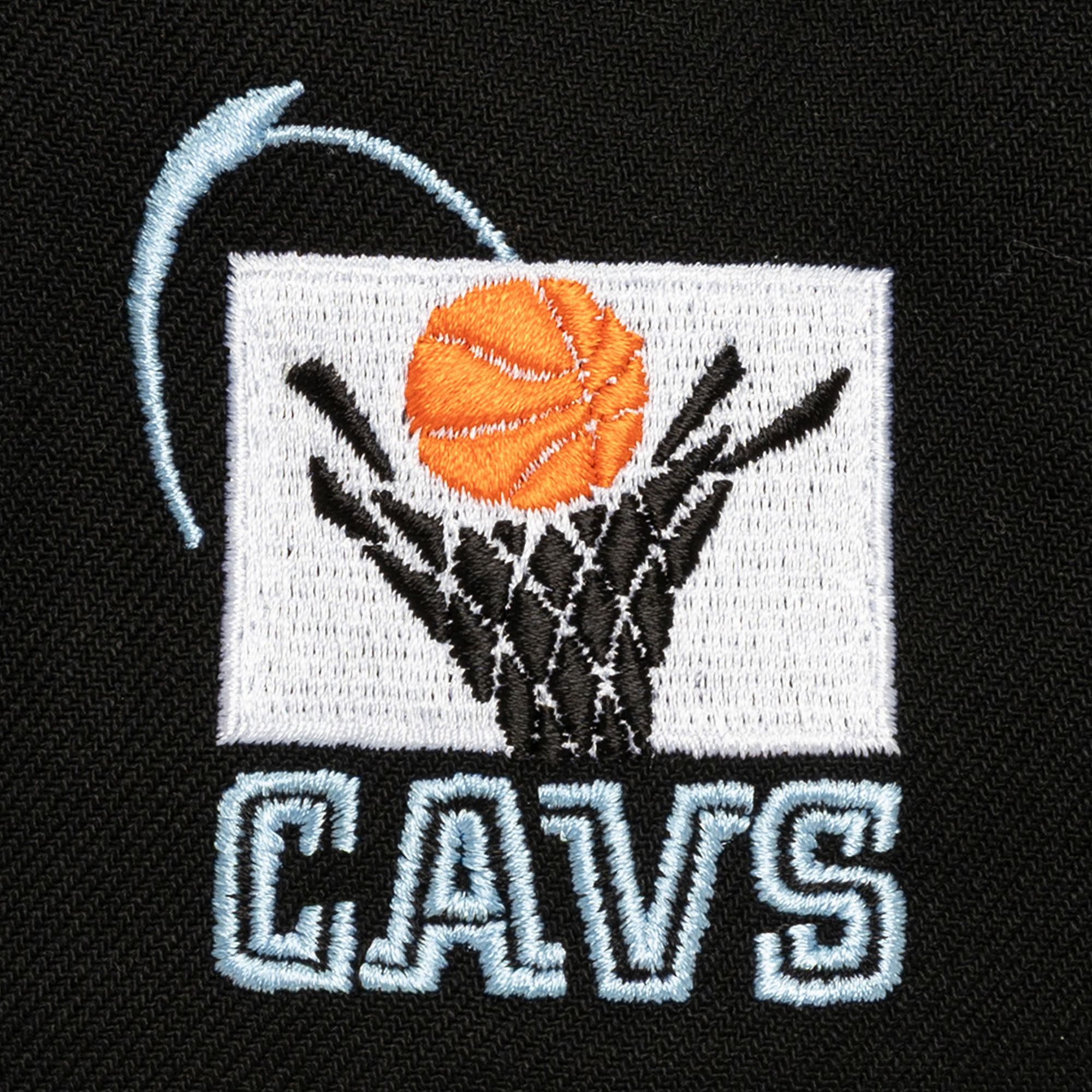 Mitchell & Ness Adult Cleveland Cavaliers Black Retro Class Act ProPinch Snapback Hat product image