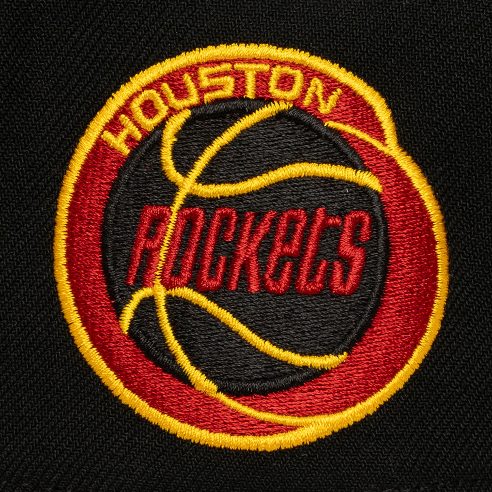 Mitchell & Ness Adult Houston Rockets Black Retro Class Act ProPinch Snapback Hat product image