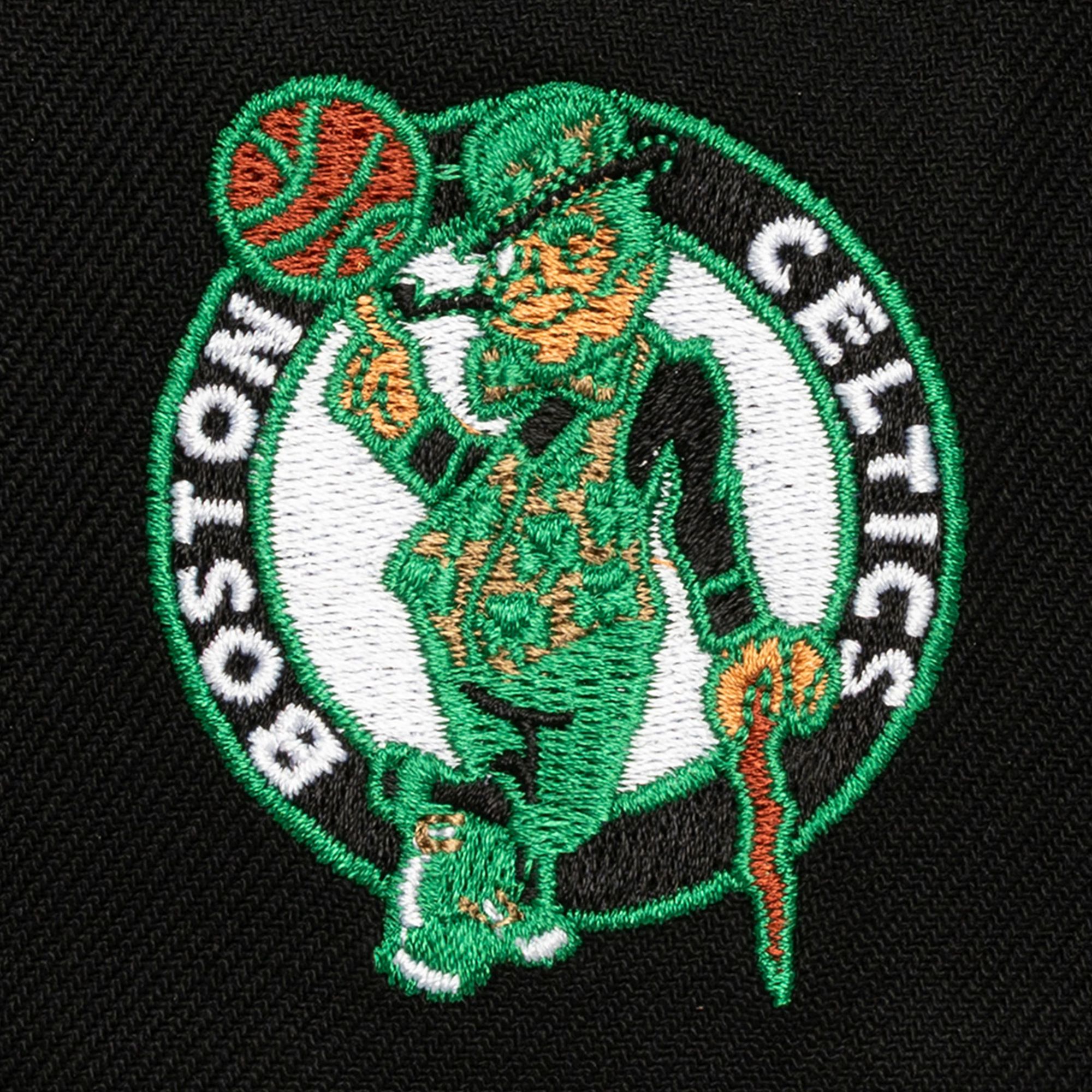 Mitchell & Ness Adult Boston Celtics Black Retro Class Act ProPinch Snapback Hat product image