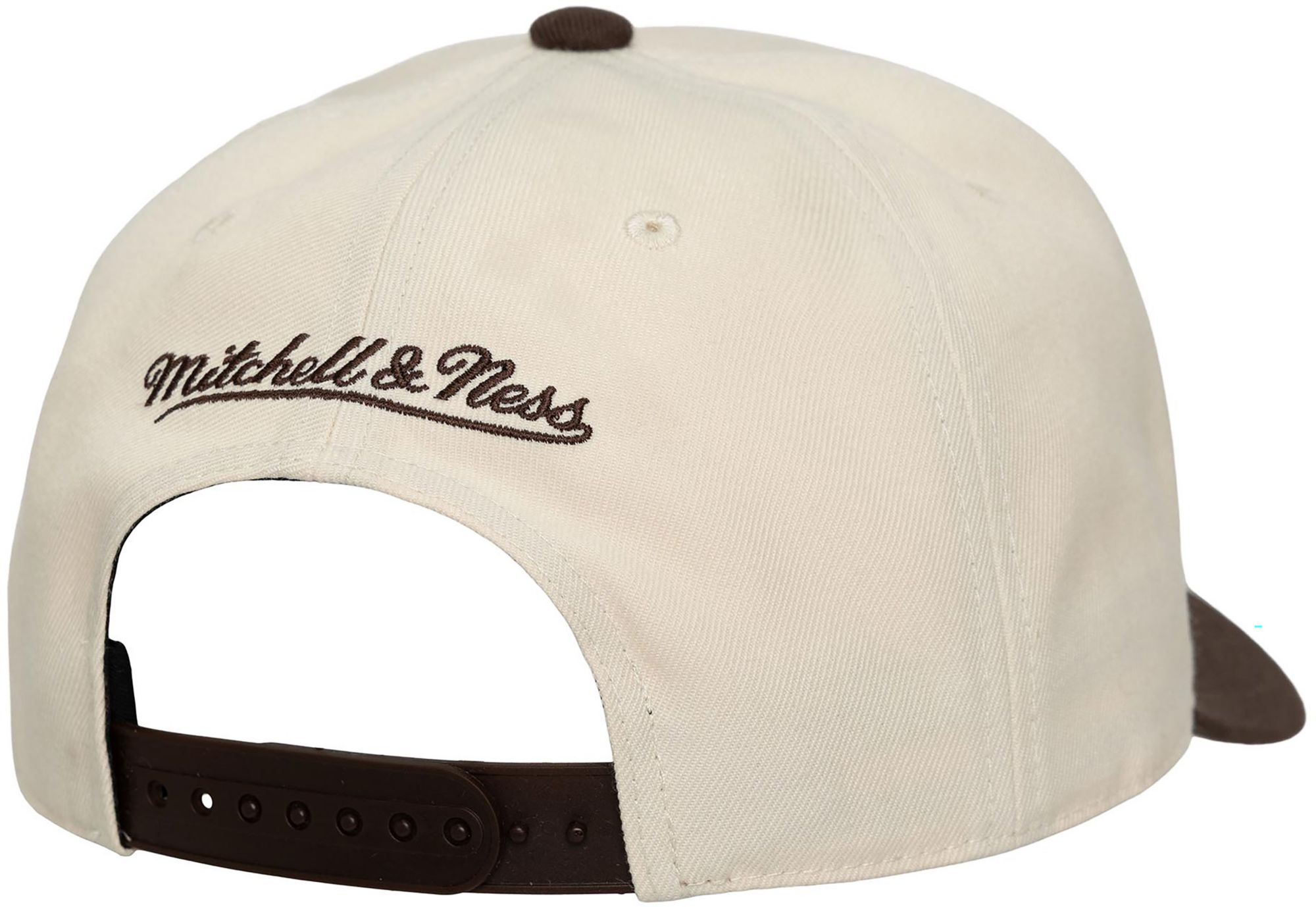 Mitchell & Ness Adult Anaheim Ducks Cream Two Tone Pro Snapback Adjustable Hat product image