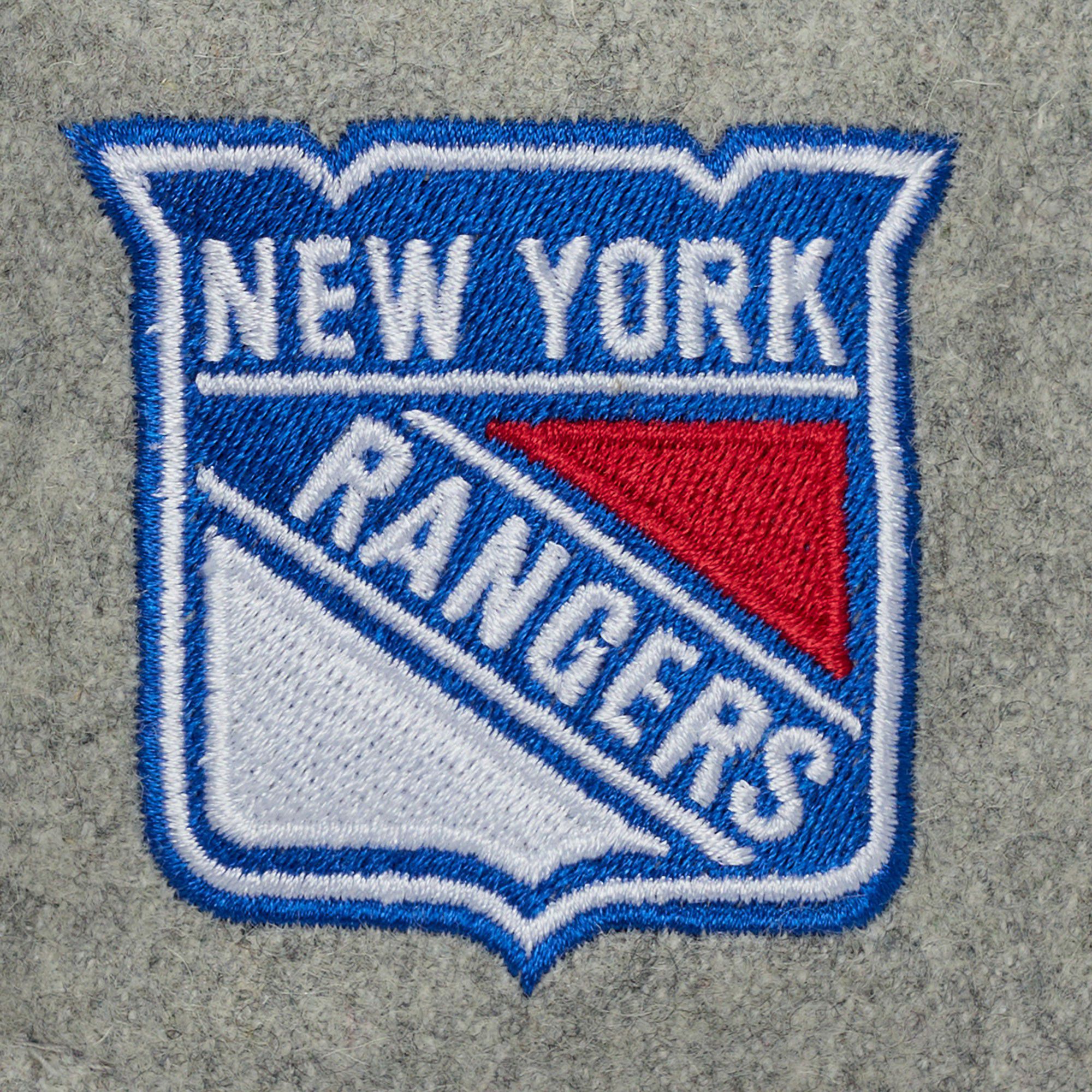 Mitchell & Ness Men's New York Rangers Grey Tailsweep Snapback Hat product image