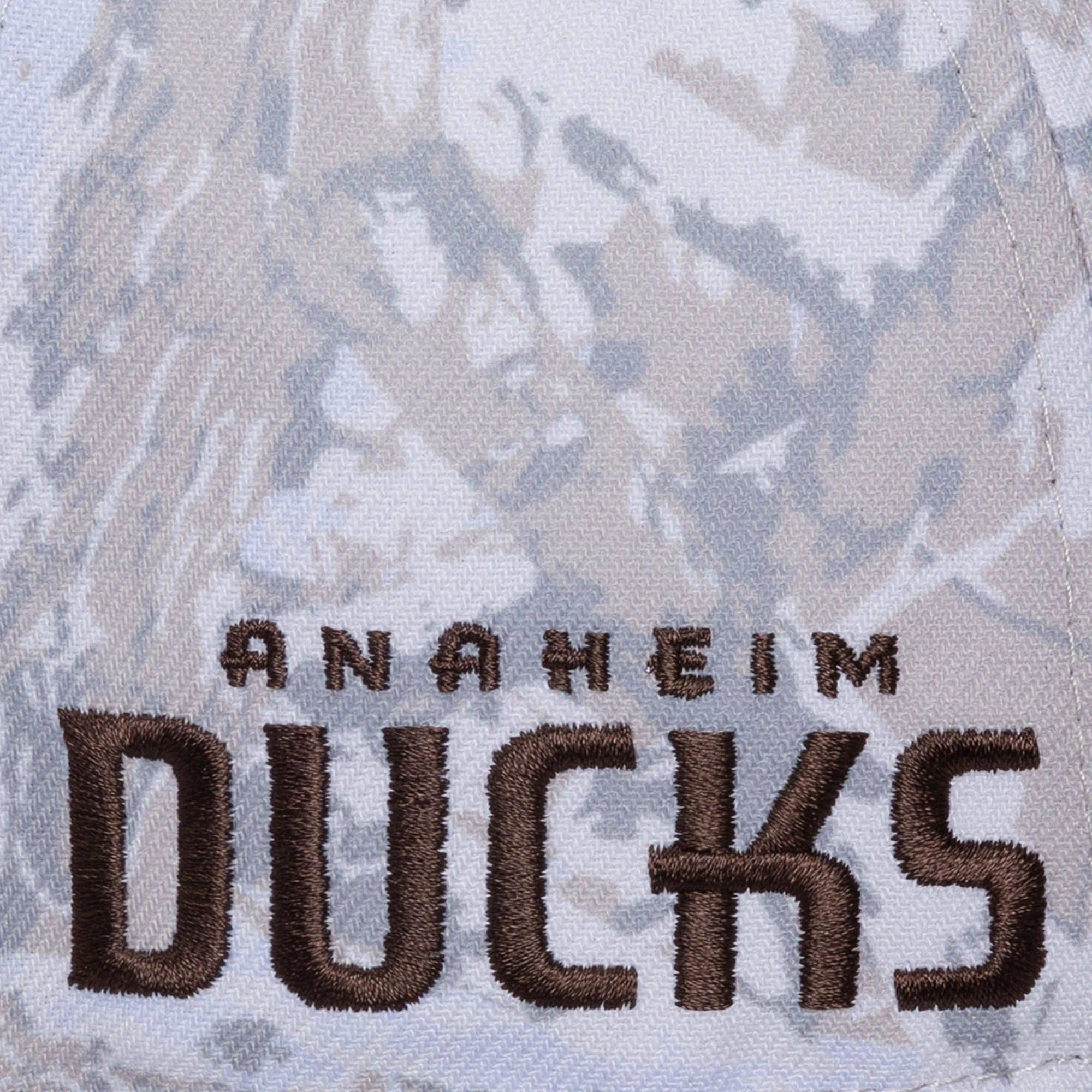 Mitchell & Ness Men's Anaheim Ducks Camo True Timber Pro Crown Snapback Hat product image