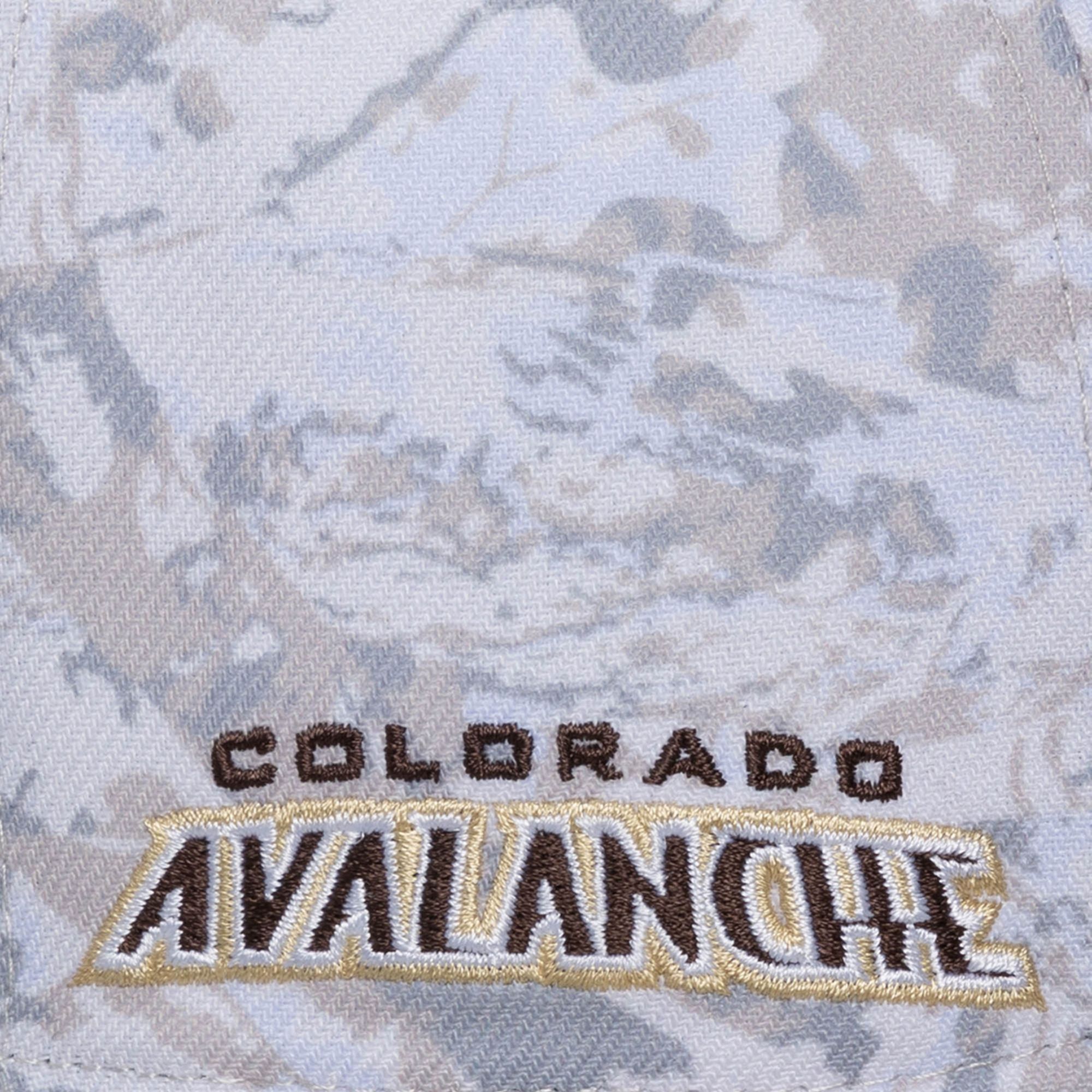 Mitchell & Ness Men's Colorado Avalanche Camo True Timber Pro Crown Snapback Hat product image