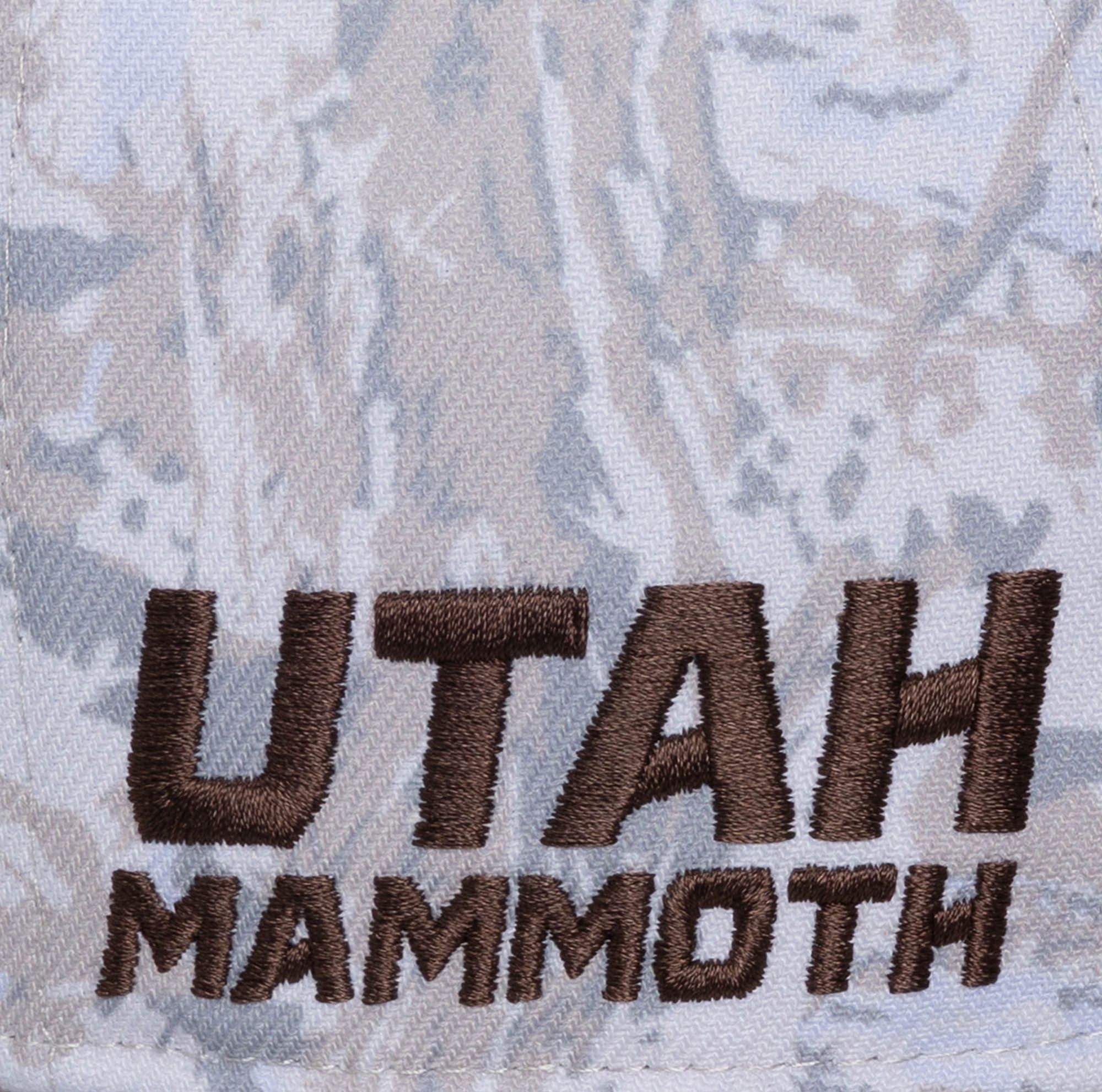 Mitchell & Ness Men's Utah Mammoths Camo True Timber Pro Crown Snapback Hat product image