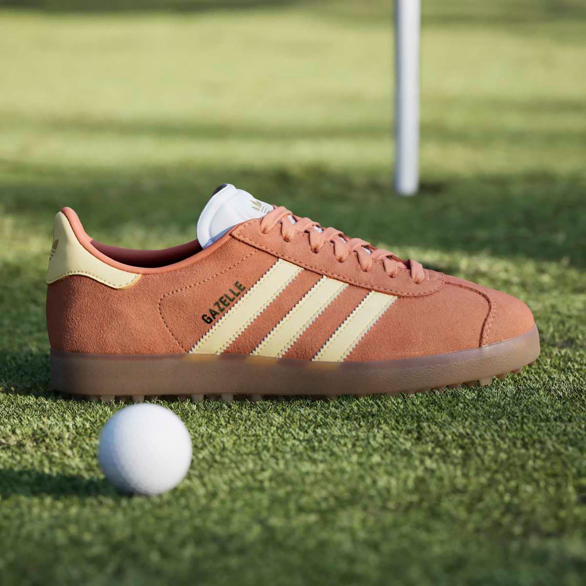adidas Spikeless Gazelle G Golf Shoes product image
