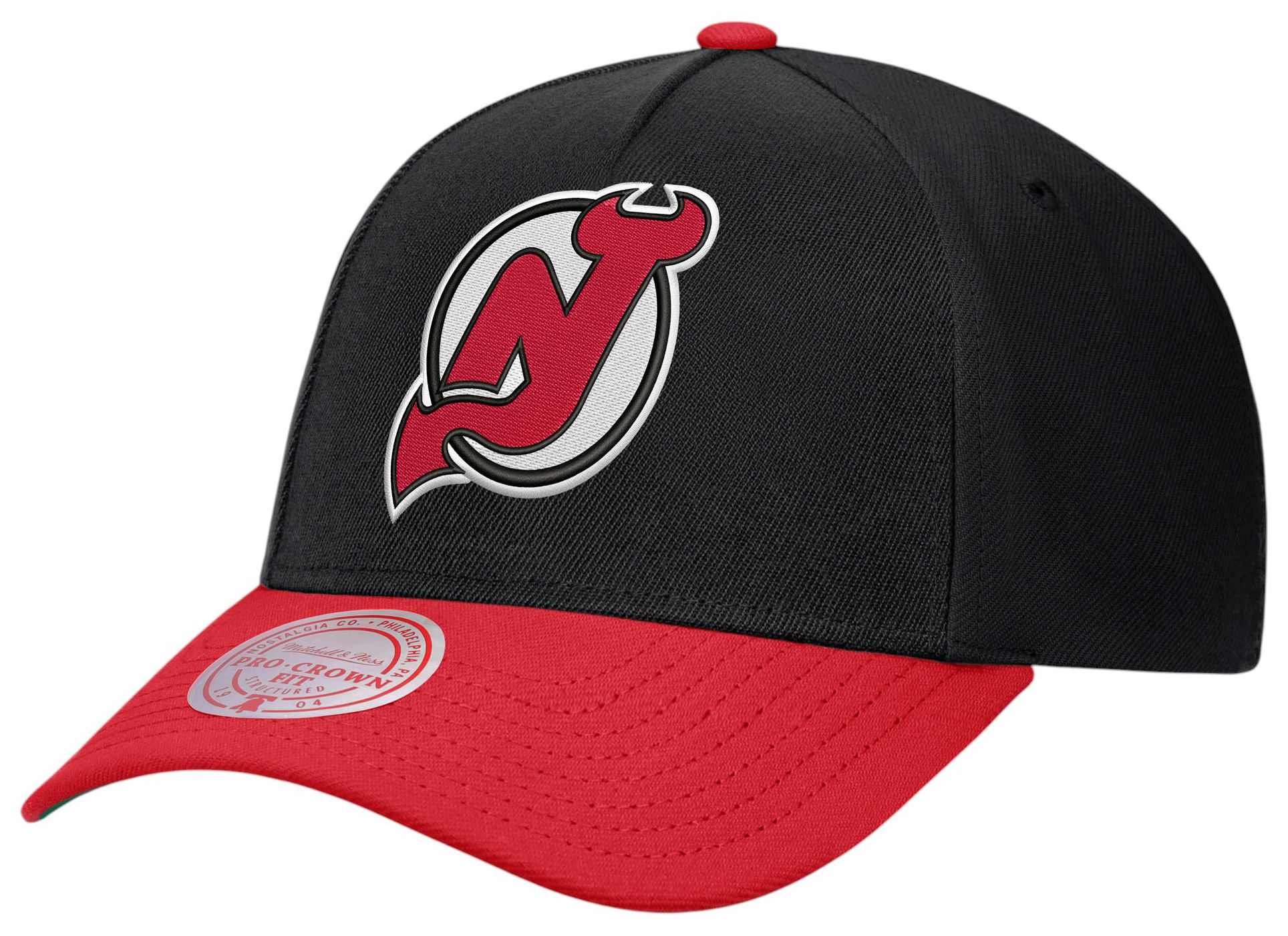 Mitchell & Ness Men's New Jersey Devils Black Got 5 Pro Snapback Hat product image