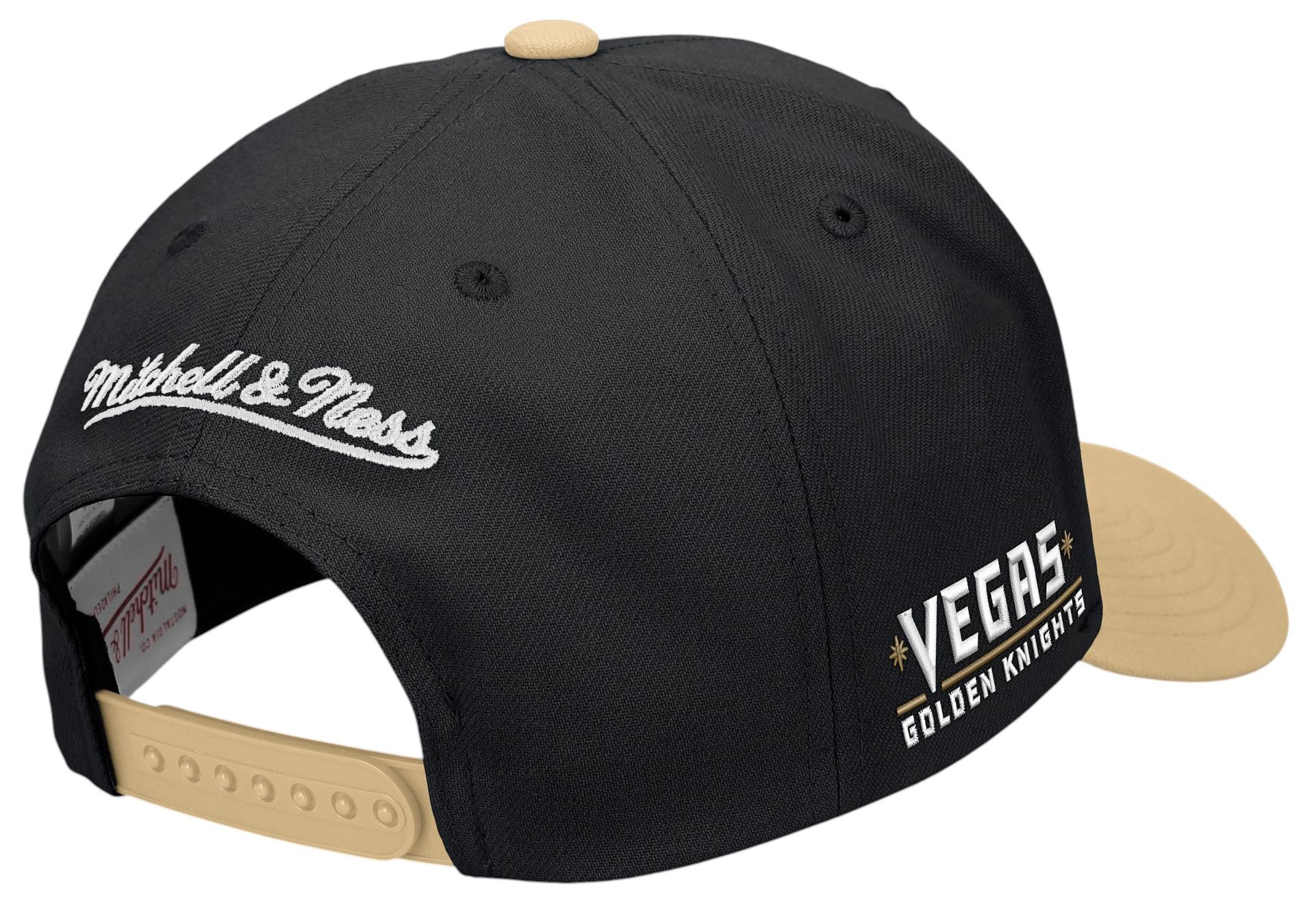 Mitchell & Ness Men's Vegas Golden Knights Black GOT 5 Pro Snapback Hat product image