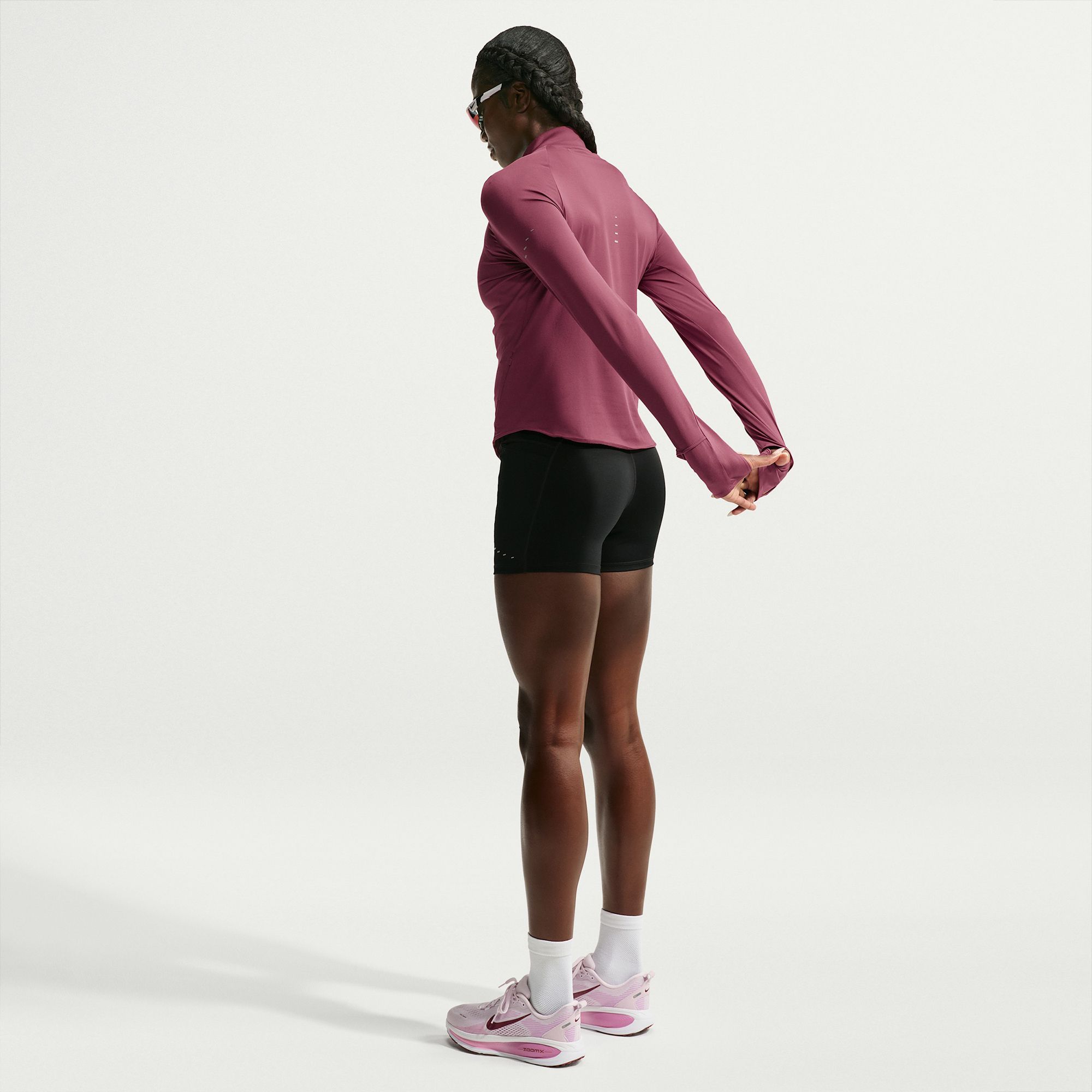 Nike Women's Swift Dri-FIT UV 1/4-Zip Running Pullover product image