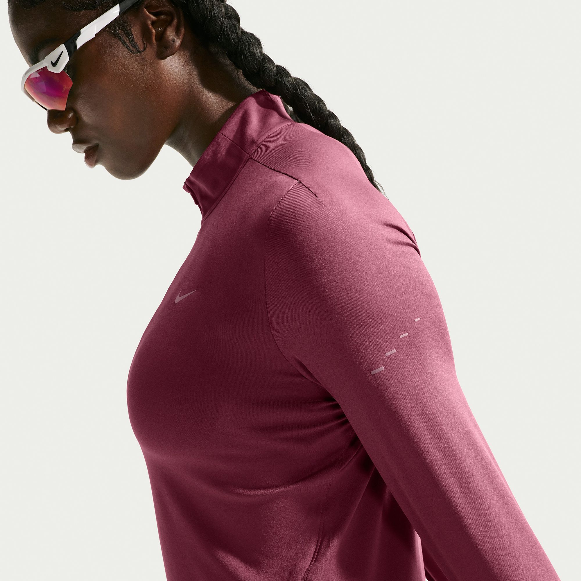 Nike Women's Swift Dri-FIT UV 1/4-Zip Running Pullover product image