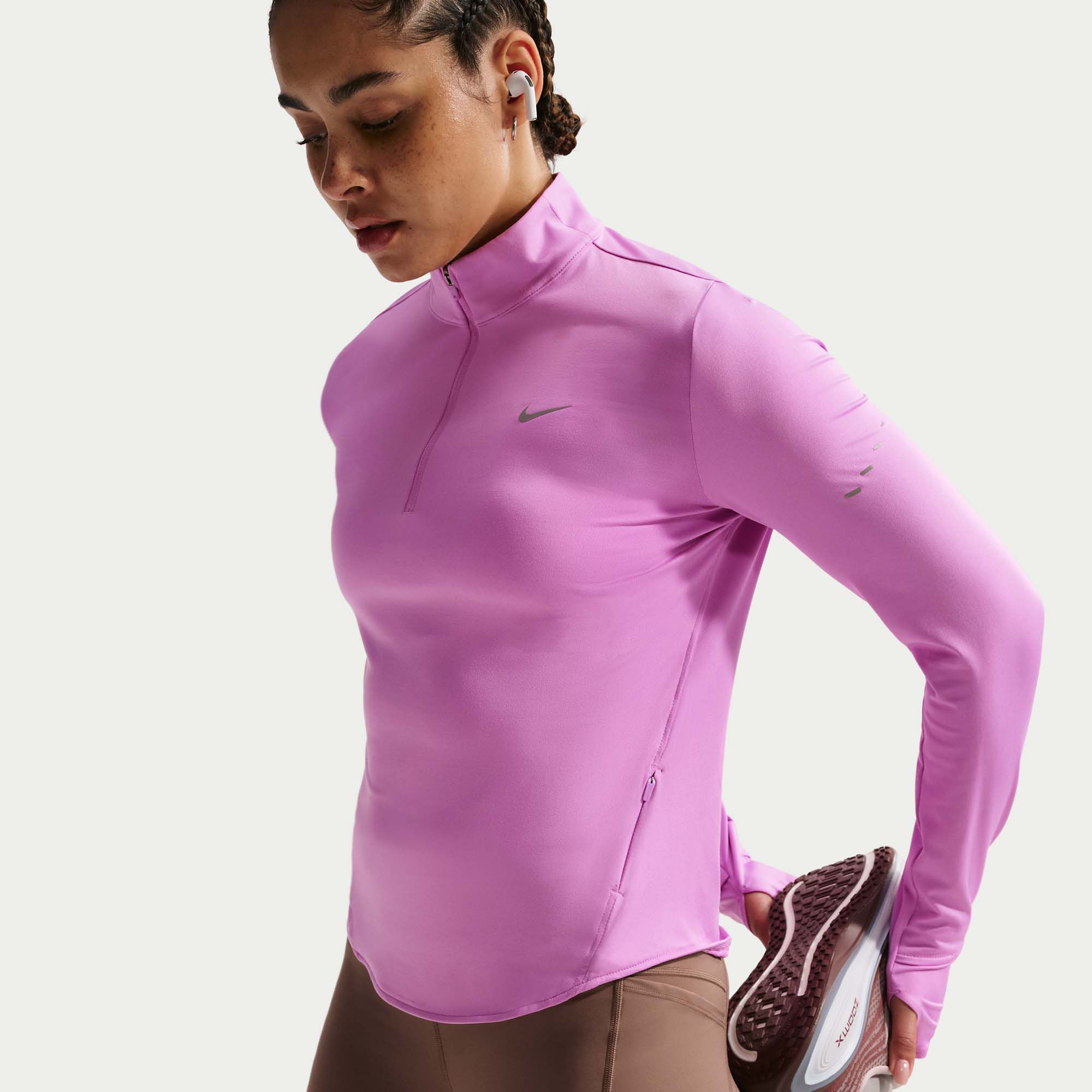Nike Women's Swift Dri-FIT UV 1/4-Zip Running Pullover product image