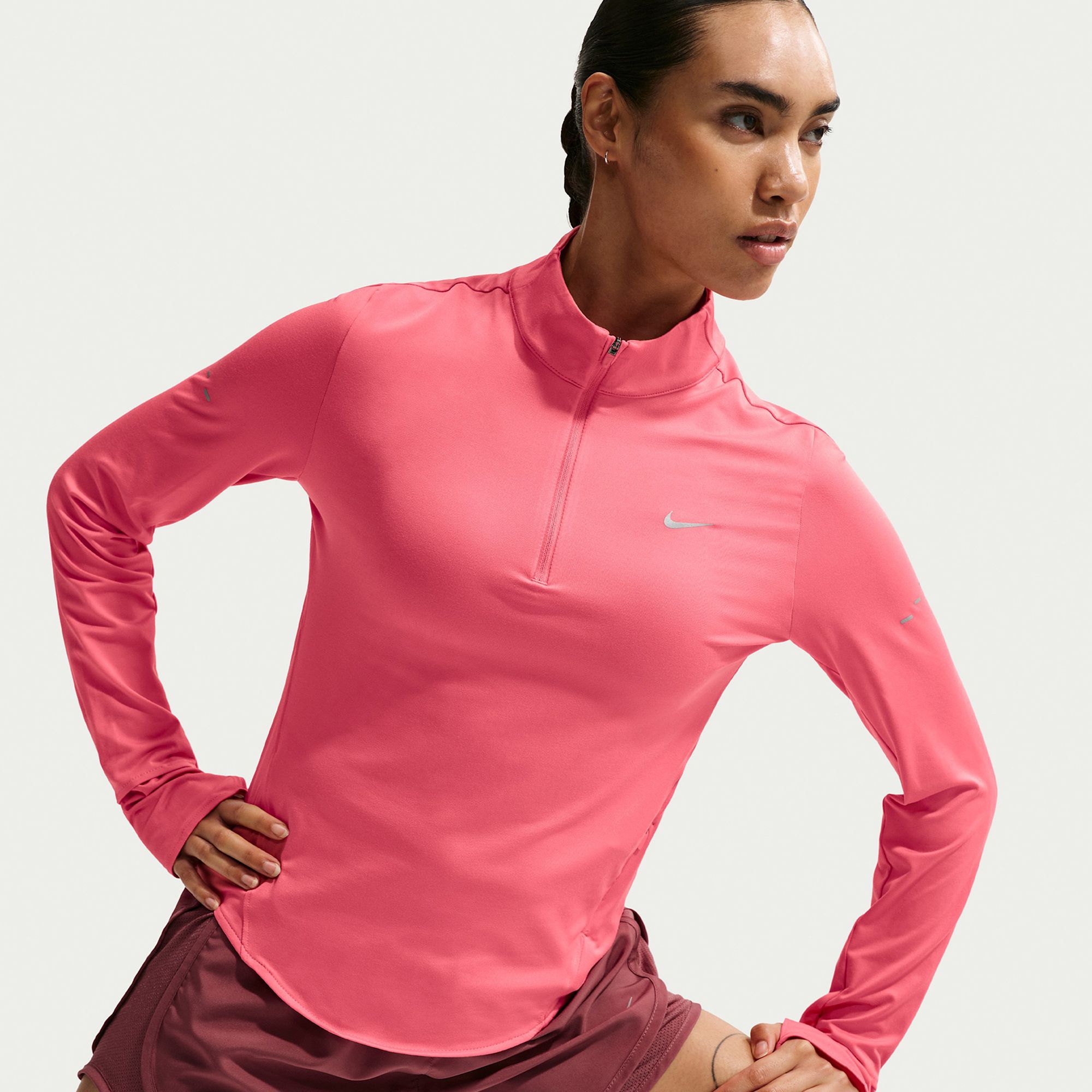 Nike Women's Swift Dri-FIT UV 1/4-Zip Running Pullover product image