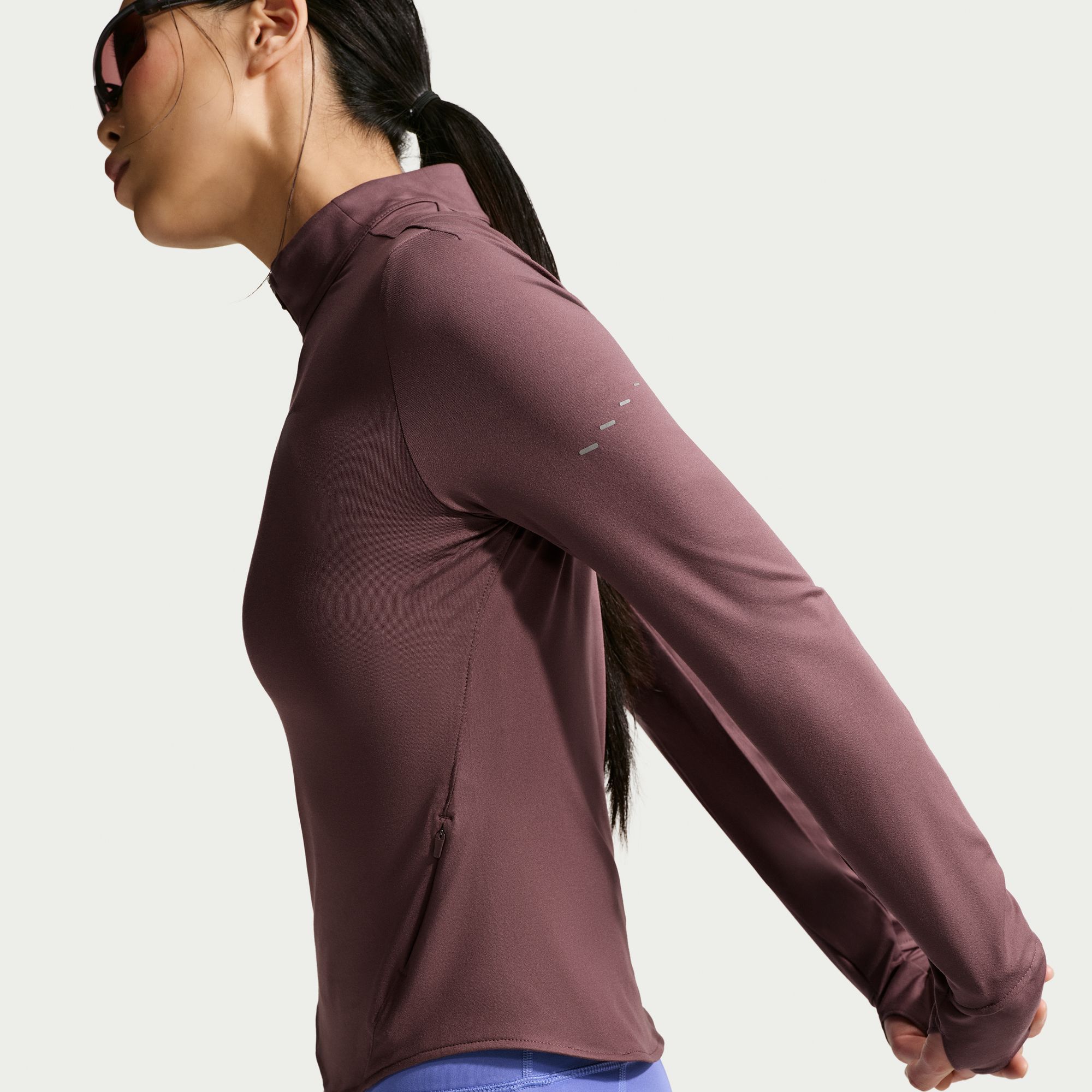 Nike Women's Swift Dri-FIT UV 1/4-Zip Running Pullover product image