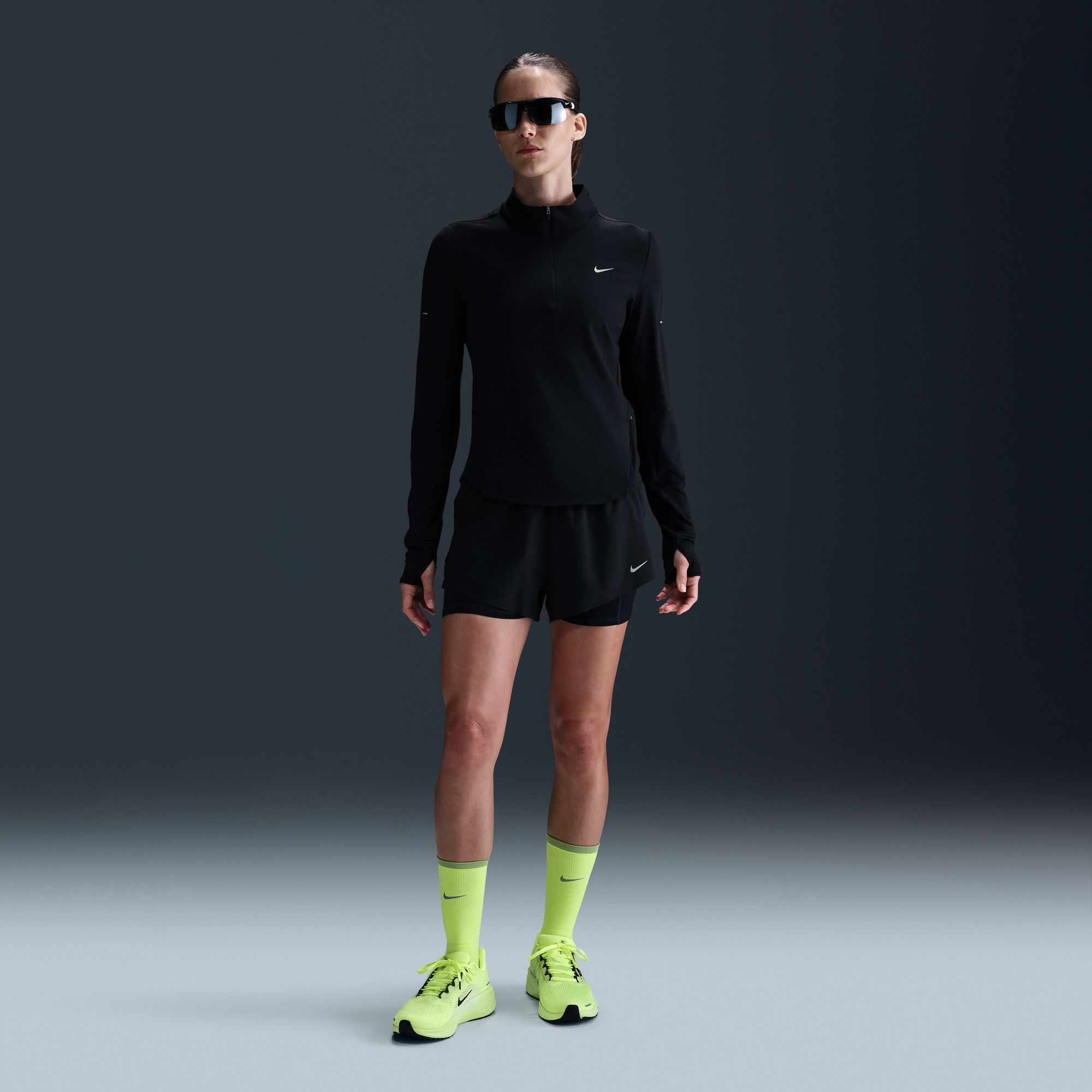 Nike Women's Swift Dri-FIT UV 1/4-Zip Running Pullover product image