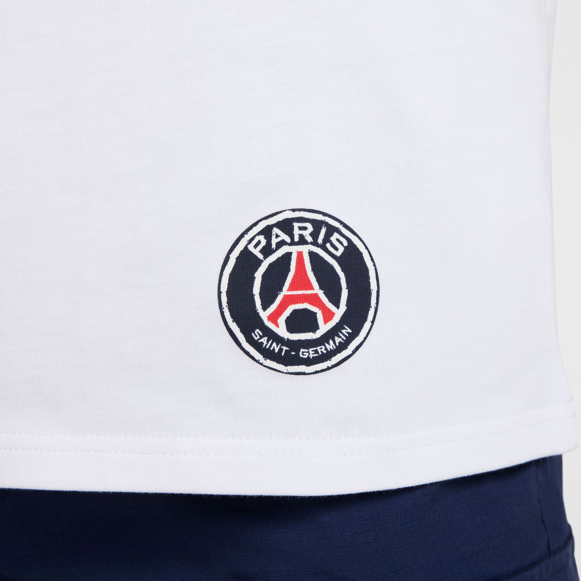 Nike Men's Paris Saint-Germain 2024 White Oversized T-Shirt product image