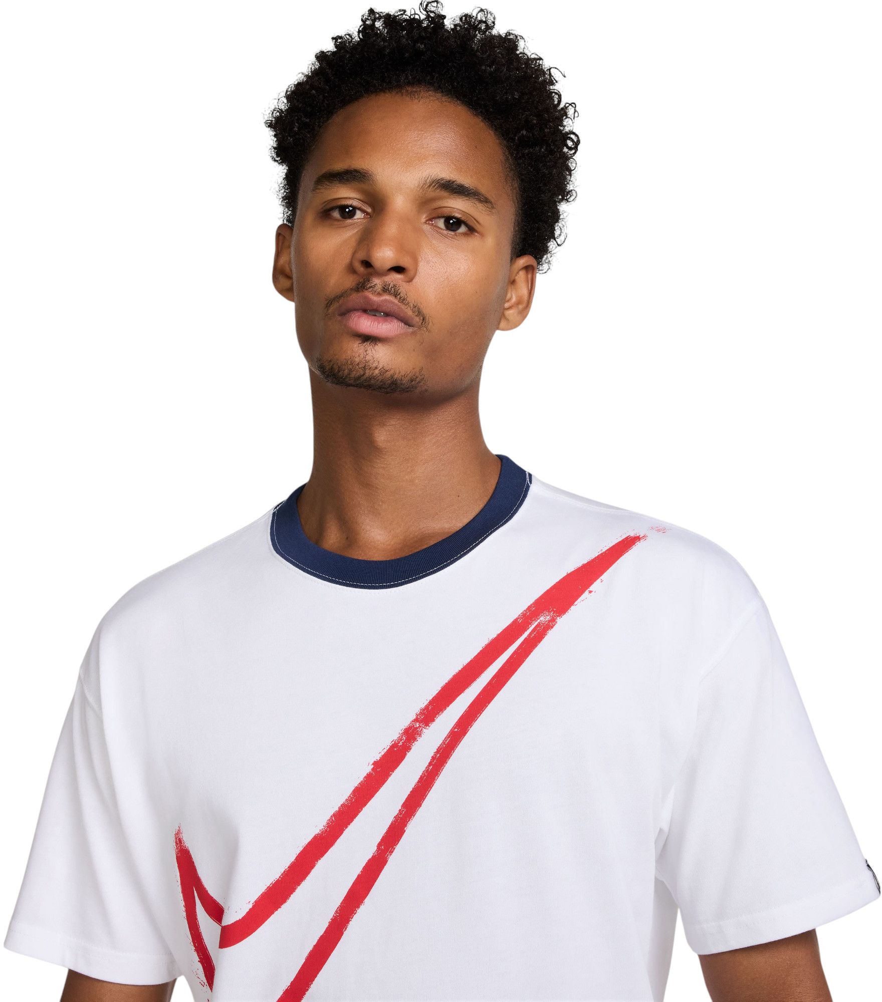Nike Men's Paris Saint-Germain 2024 White Oversized T-Shirt product image