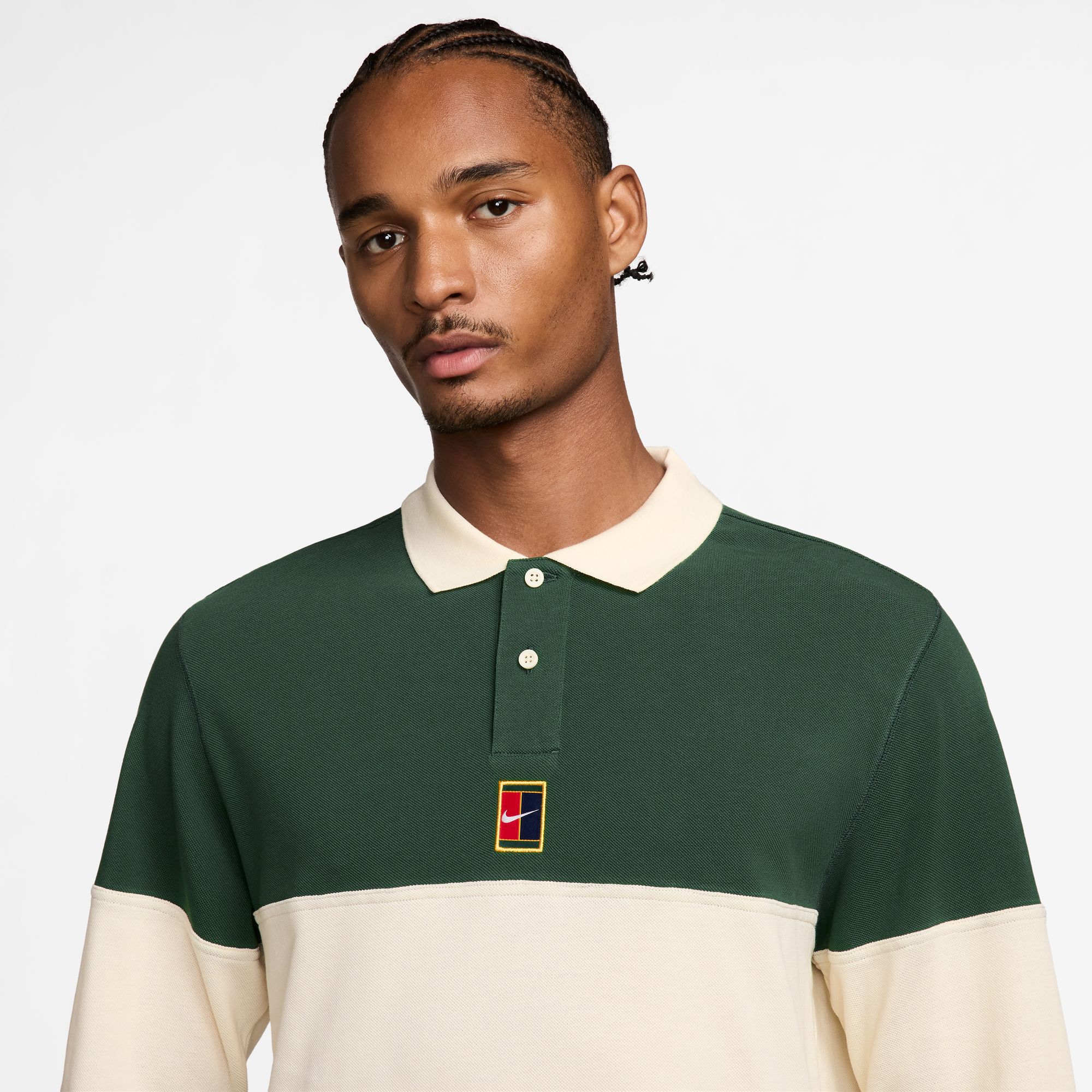 Nike Men's NikeCourt Heritage Long Sleeve Tennis Polo product image