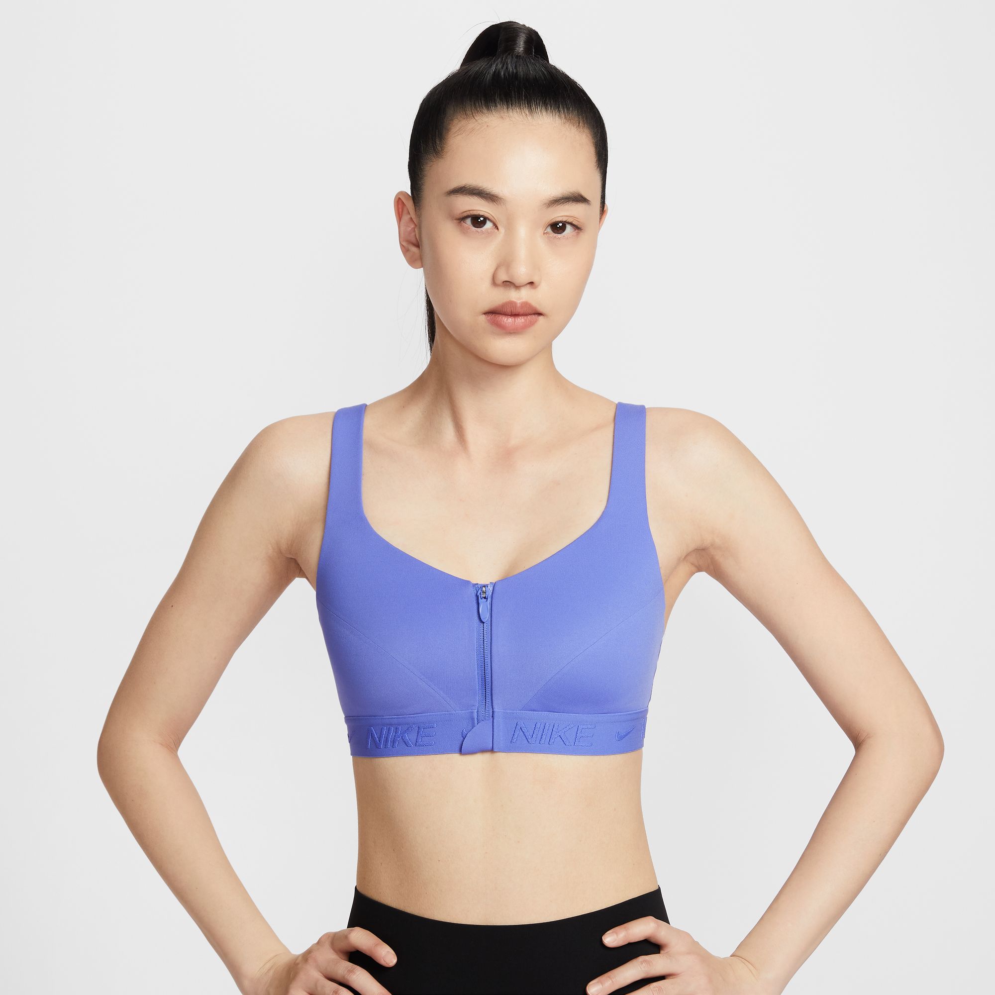 Nike Women's Indy High Support Padded Front-Zip Sports Bra product image