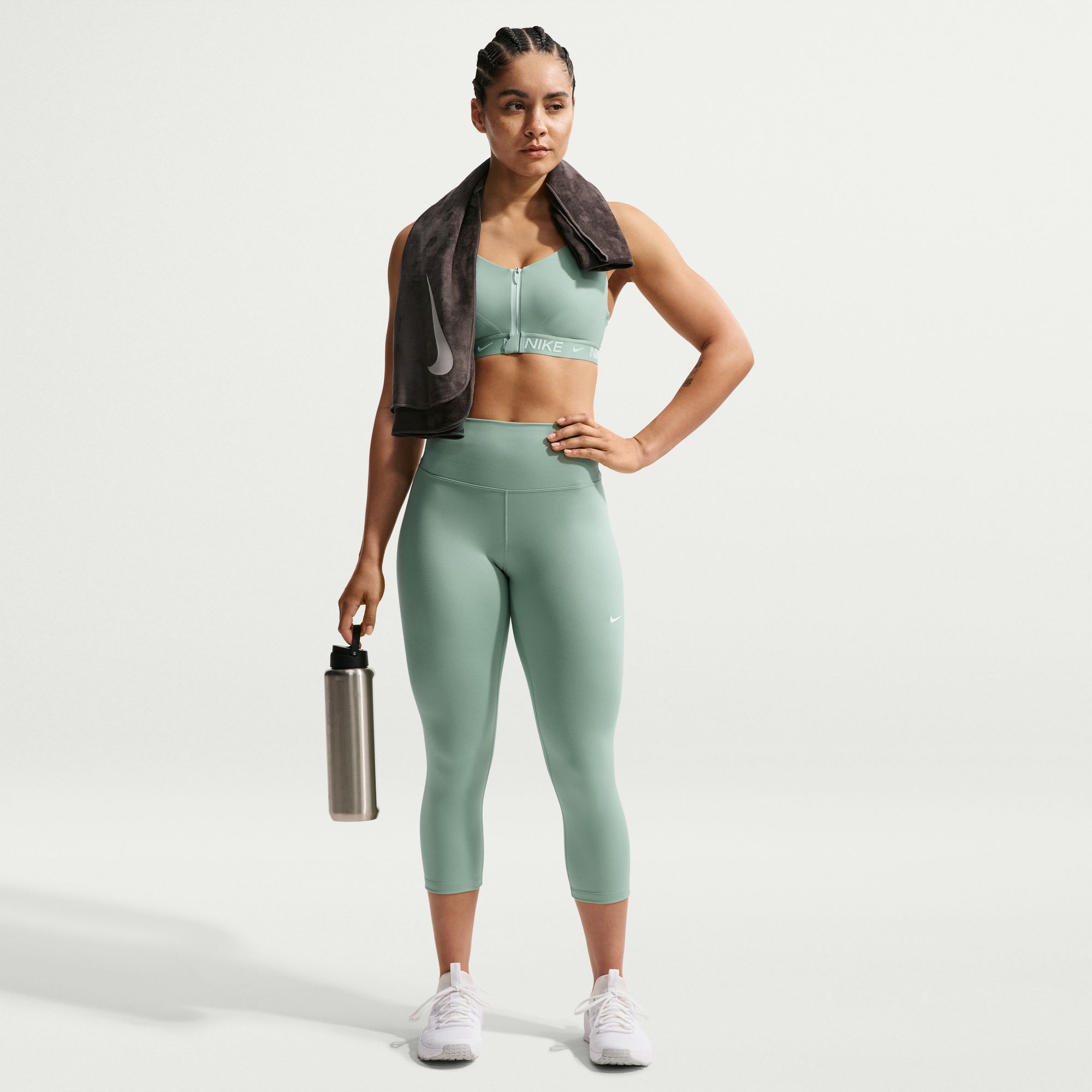 Nike Women's Indy High Support Padded Front-Zip Sports Bra product image