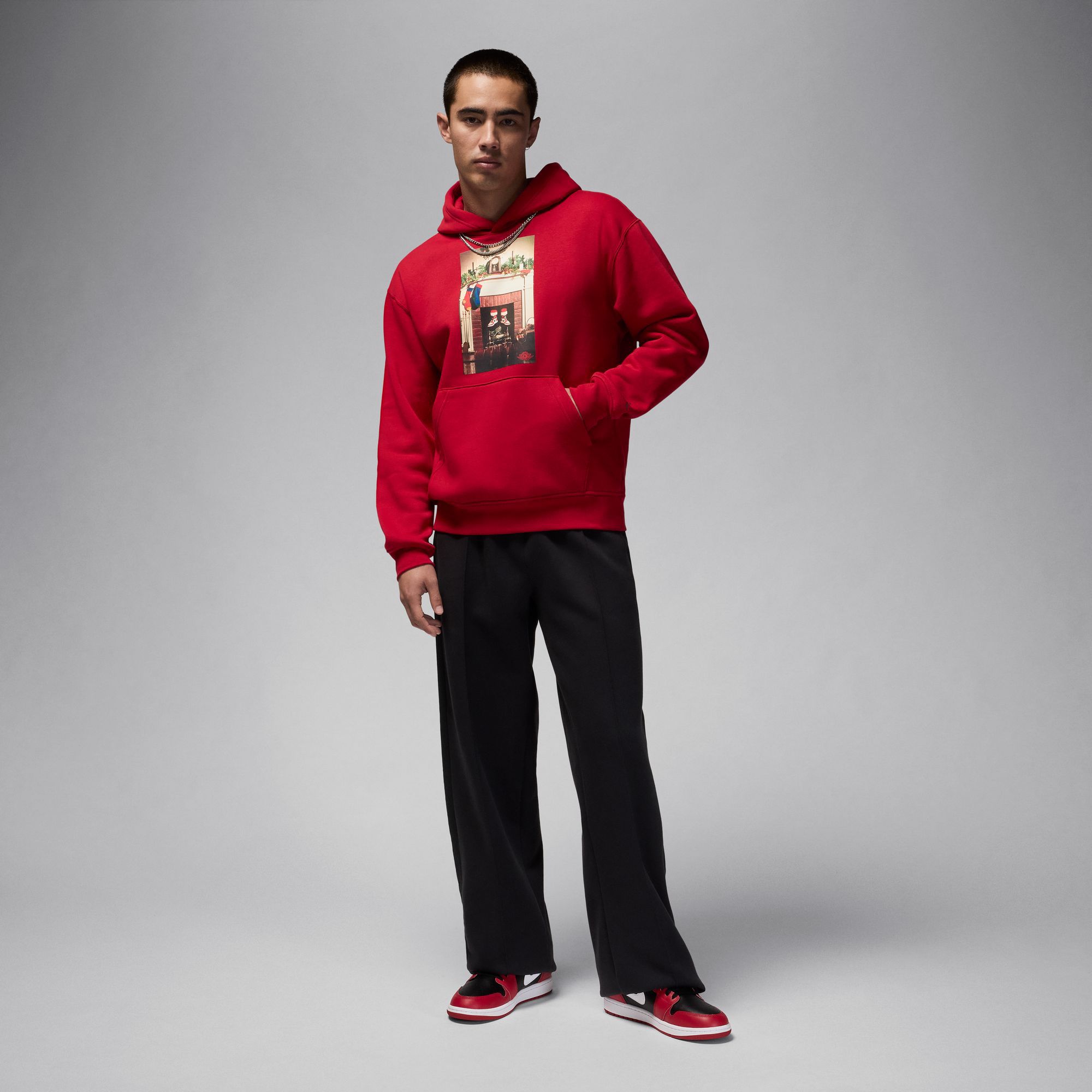 Jordan Men's Jumpman Chimney Fleece Hoodie Dick's Sporting Goods