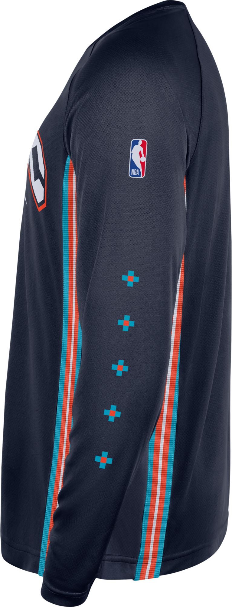 Nike Adult 2025-26 City Edition Oklahoma City Thunder On Court Pregame Long Sleeve Shirt product image