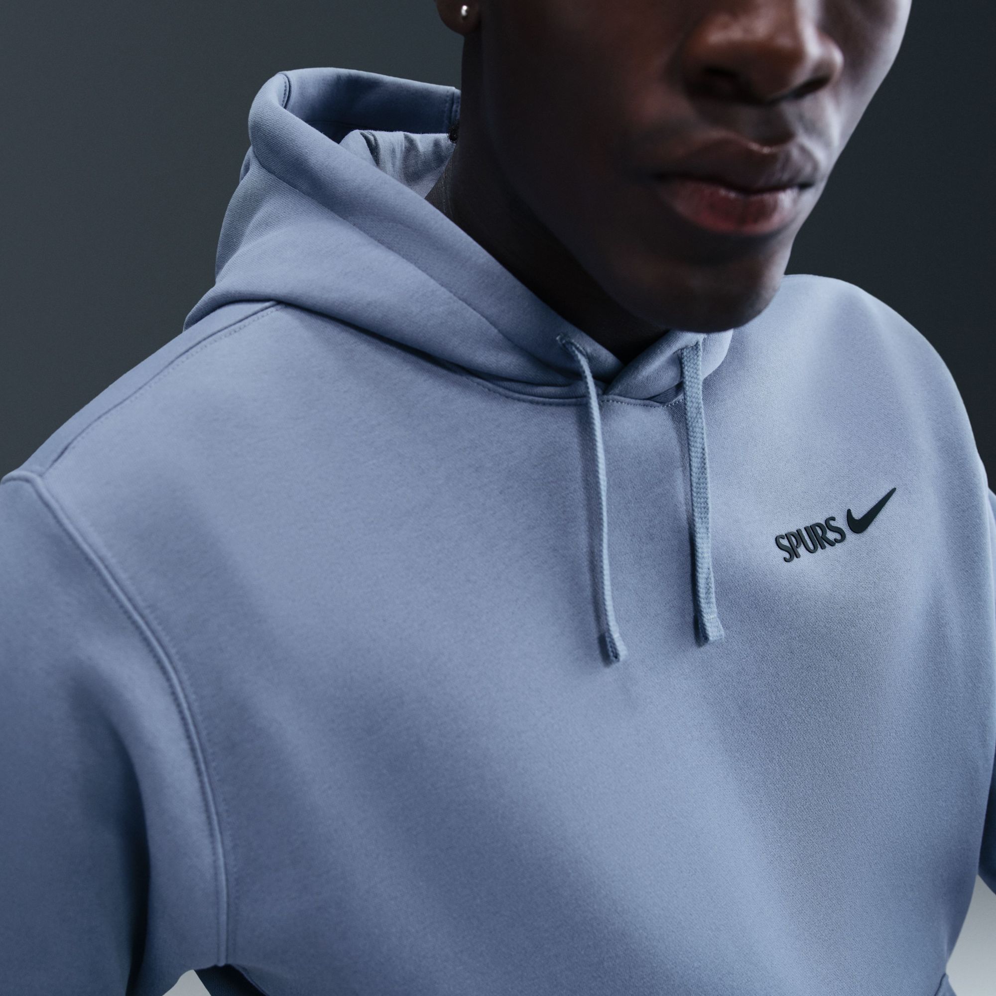 Nike Men's 2025 Tottenham Hotspur Grey Team Wordmark Alternate Club Pullover Hoodie product image