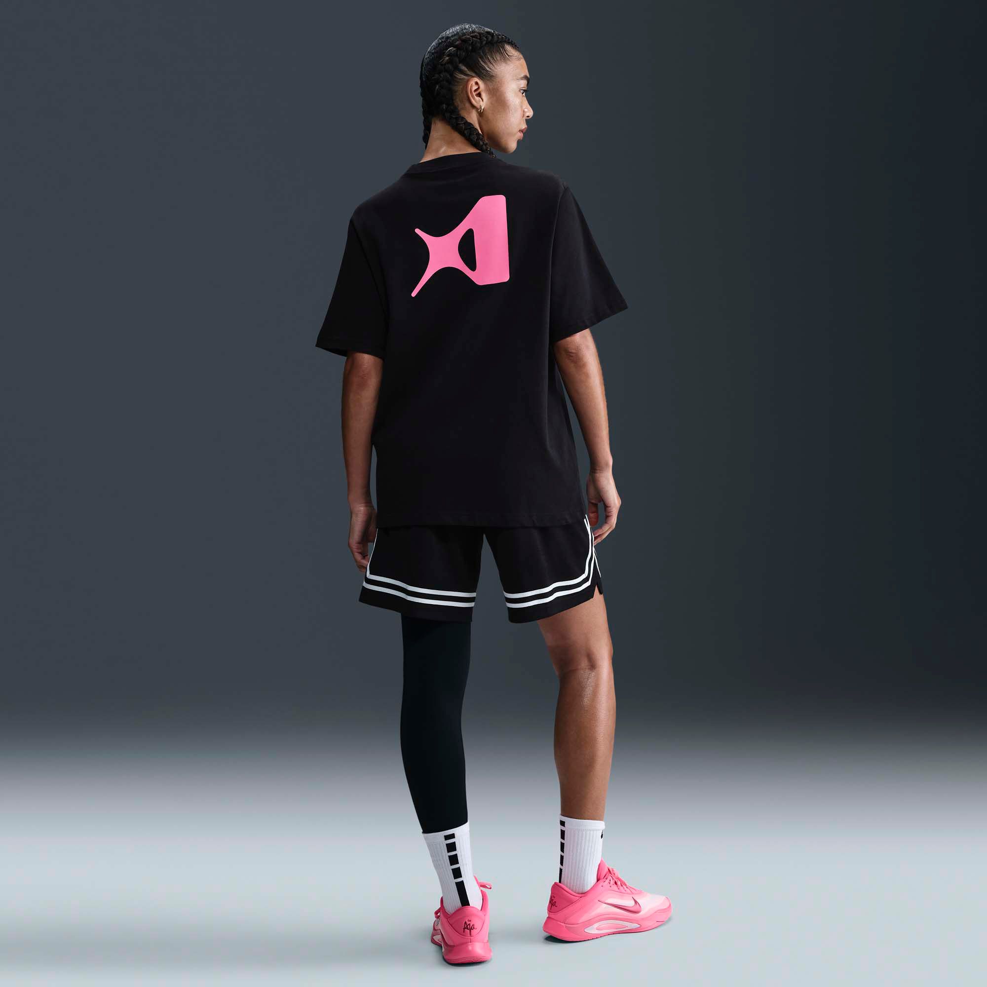 Nike Women's A'ja Wilson A'symmetric Mid-Rise Single-Leg Basketball Leggings product image