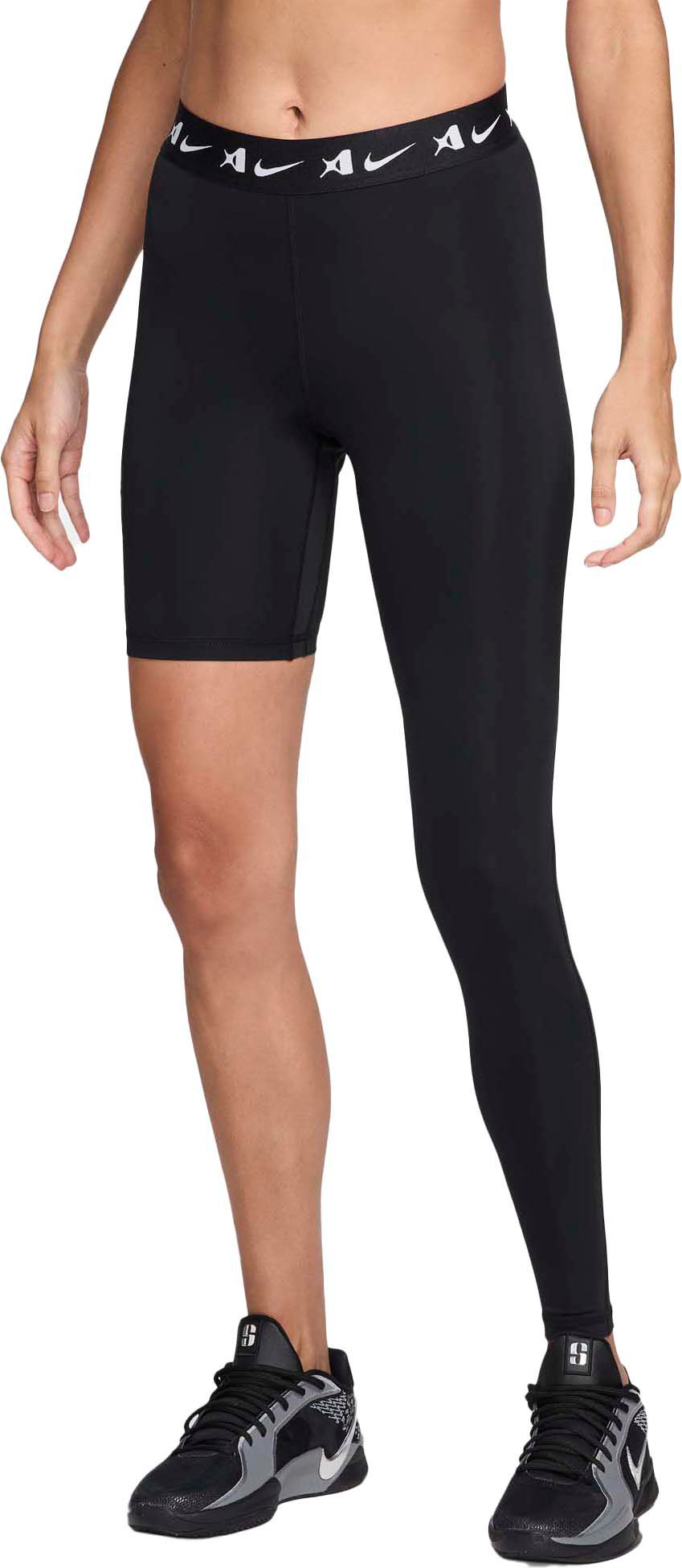 Nike Women's A'ja Wilson A'symmetric Mid-Rise Single-Leg Basketball Leggings product image