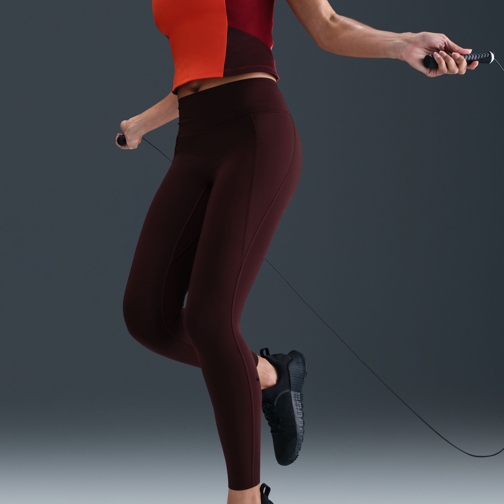 Nike Women's Universa Medium-Support High-Waisted 7/8 Leggings product image