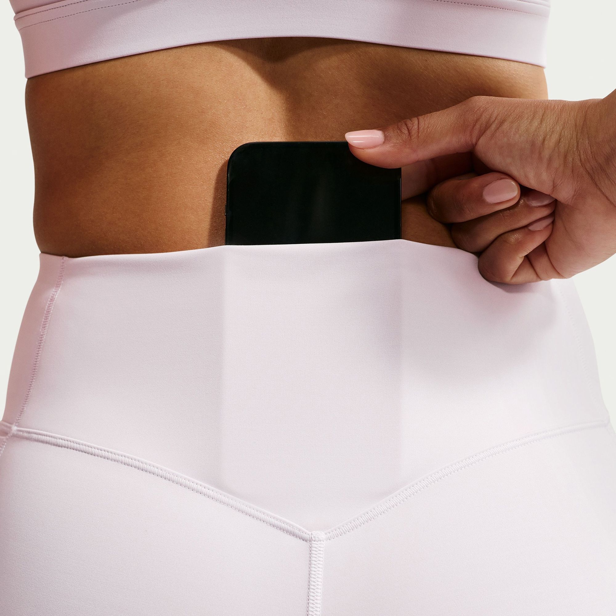 Nike Universa Women's High-Waisted 7/8 Leggings with No Front Seam product image