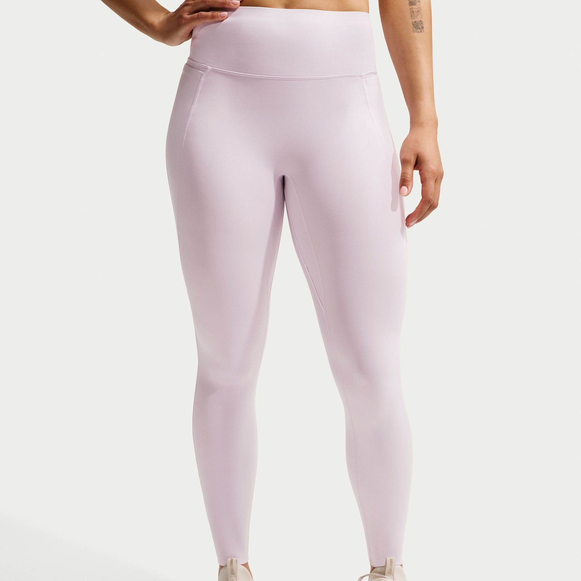 Nike Universa Women's High-Waisted 7/8 Leggings with No Front Seam product image